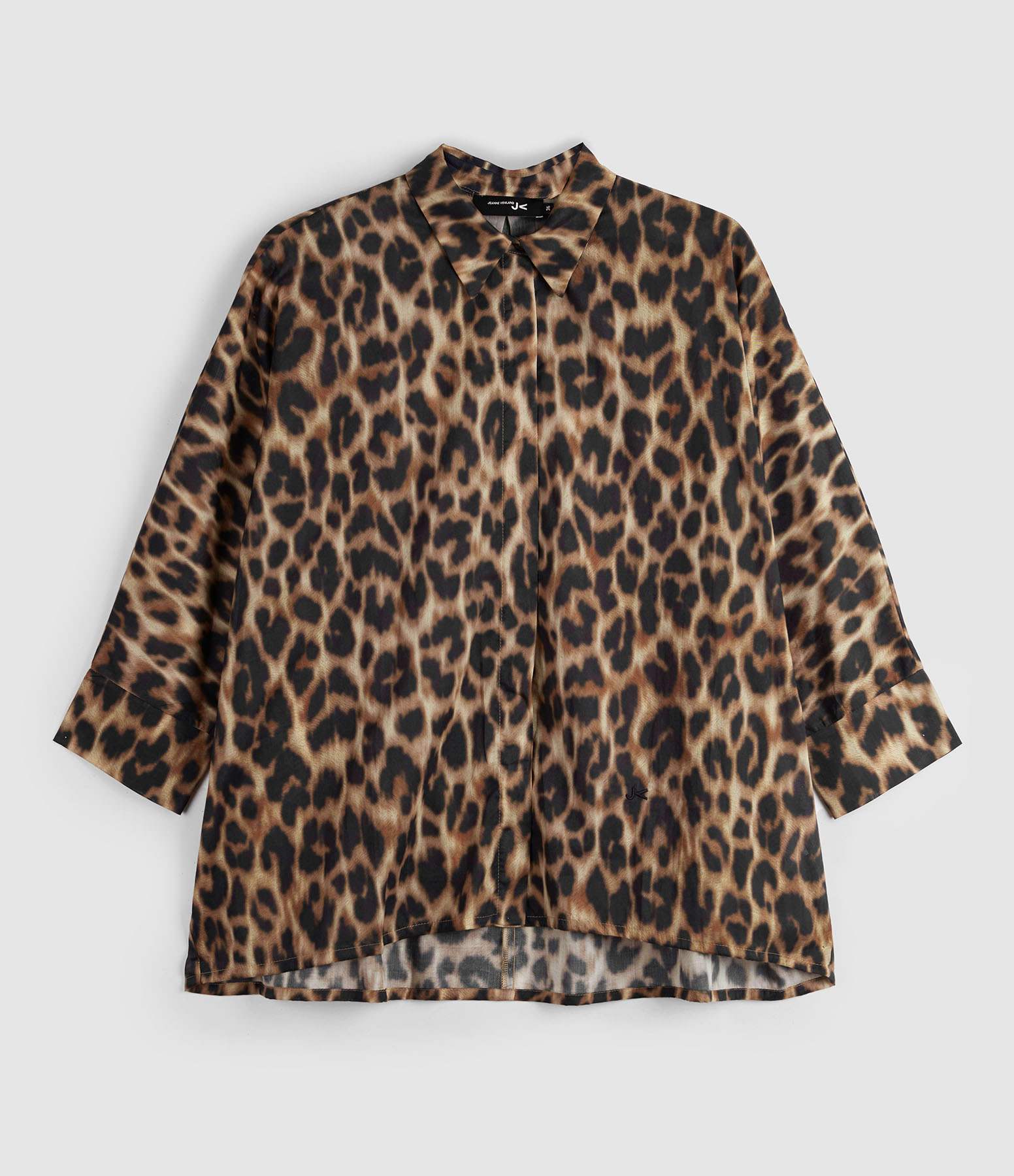 Chemise Malo Voile Coton Léopard