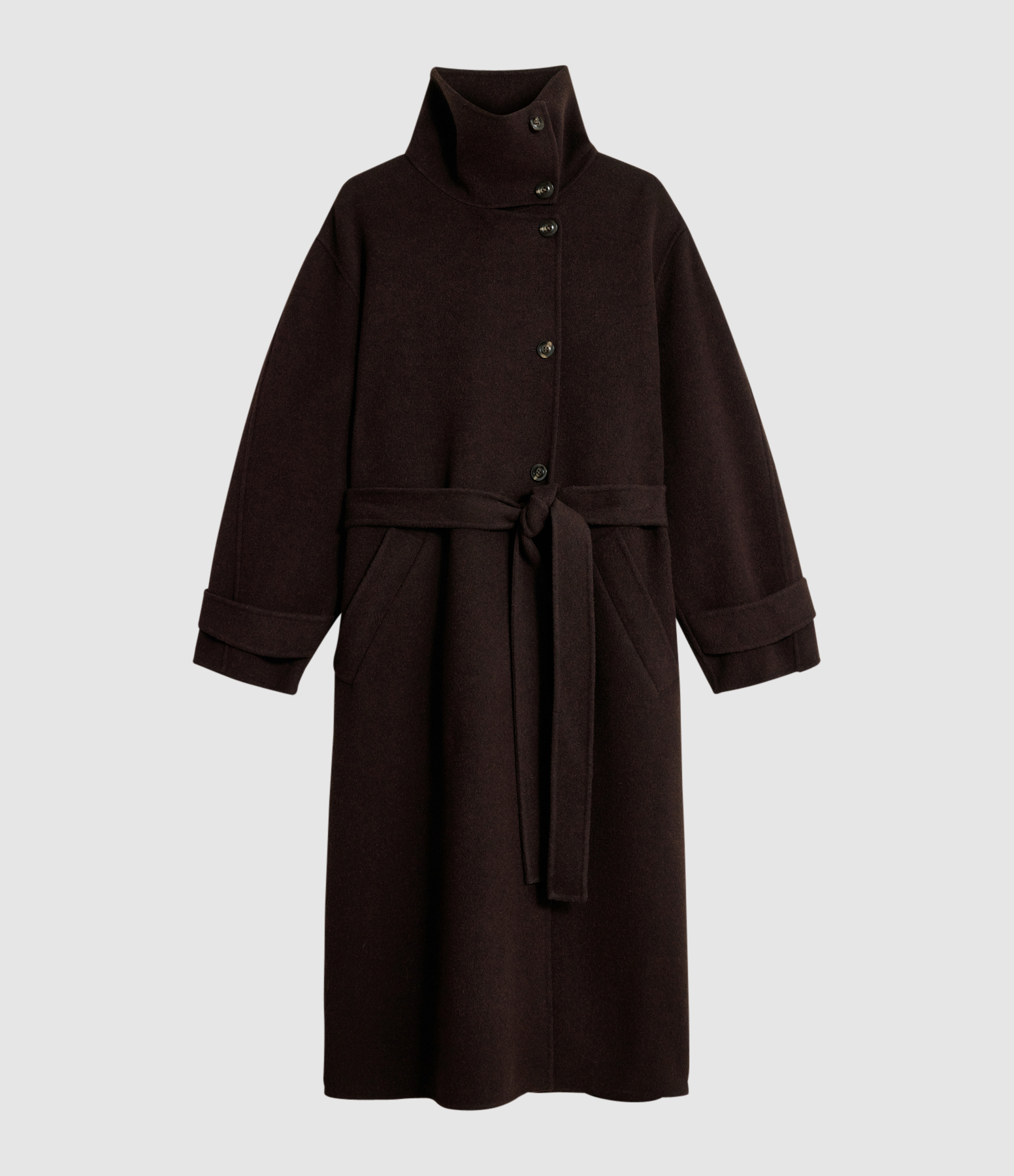 Manteau James Marron Fonce