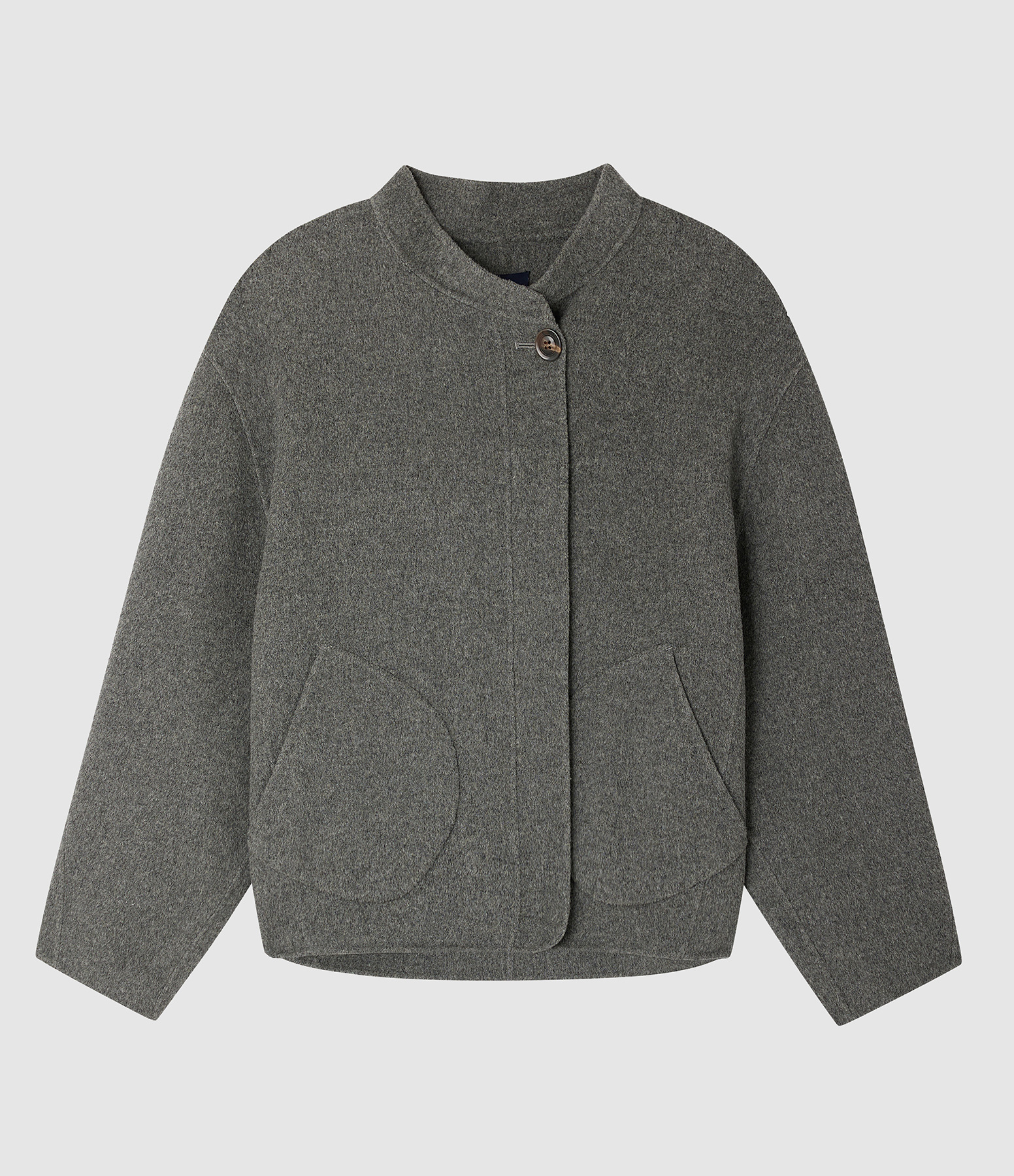 Manteau Windsor Gris Clair Chiné