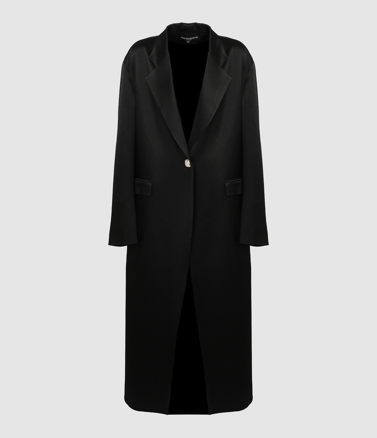 Manteau Ziggy Satin Noir