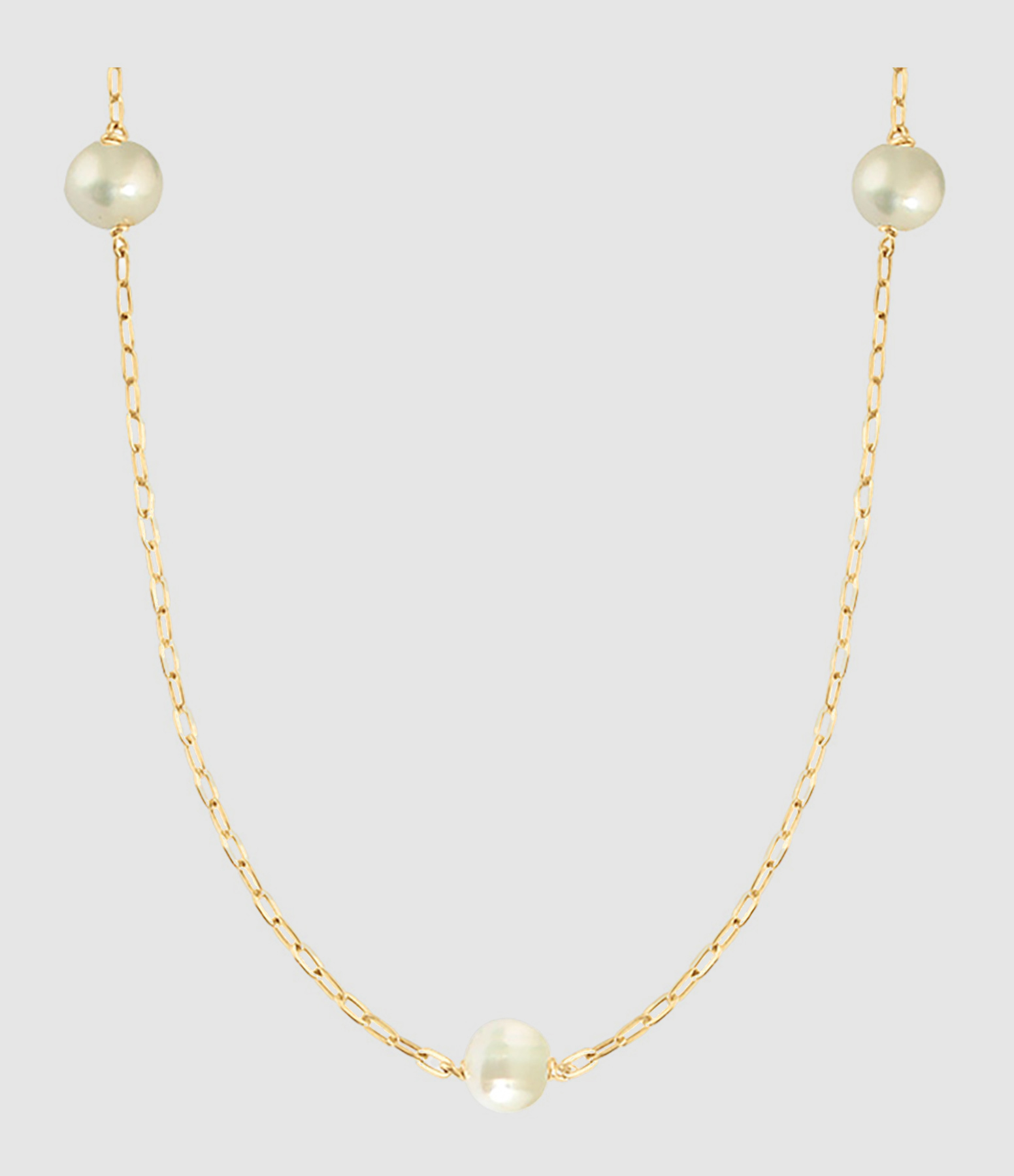 Collier Massilia Perles d'Eau Douce Or Jaune