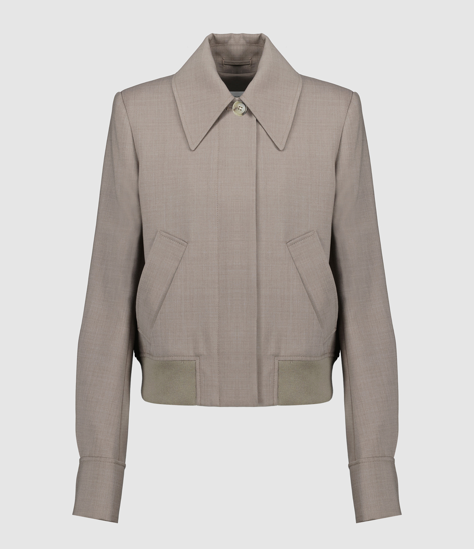 Blouson Bomber Smalto Gris Tourterelle
