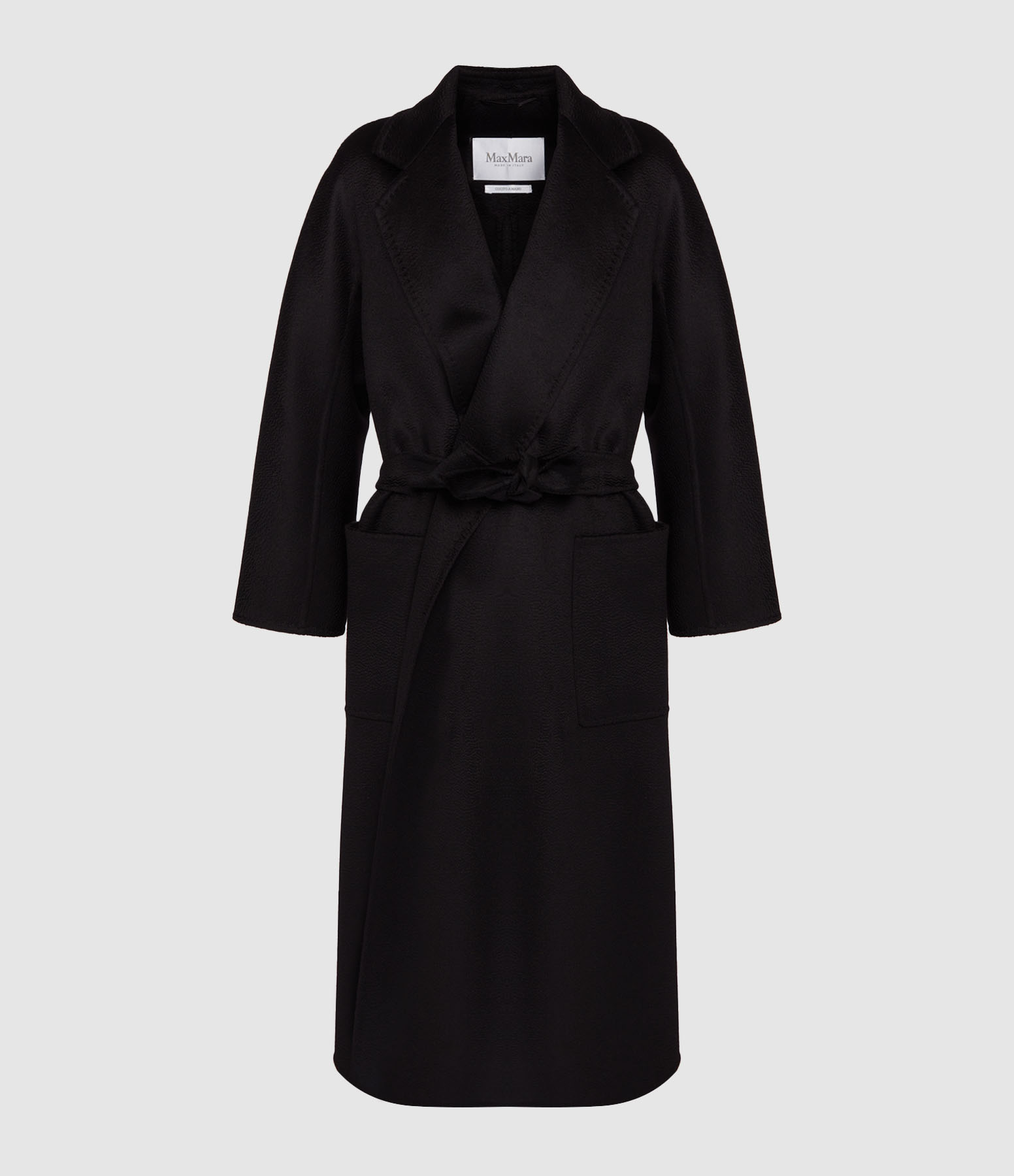 Manteau Long Ludmilla Cachemire Black
