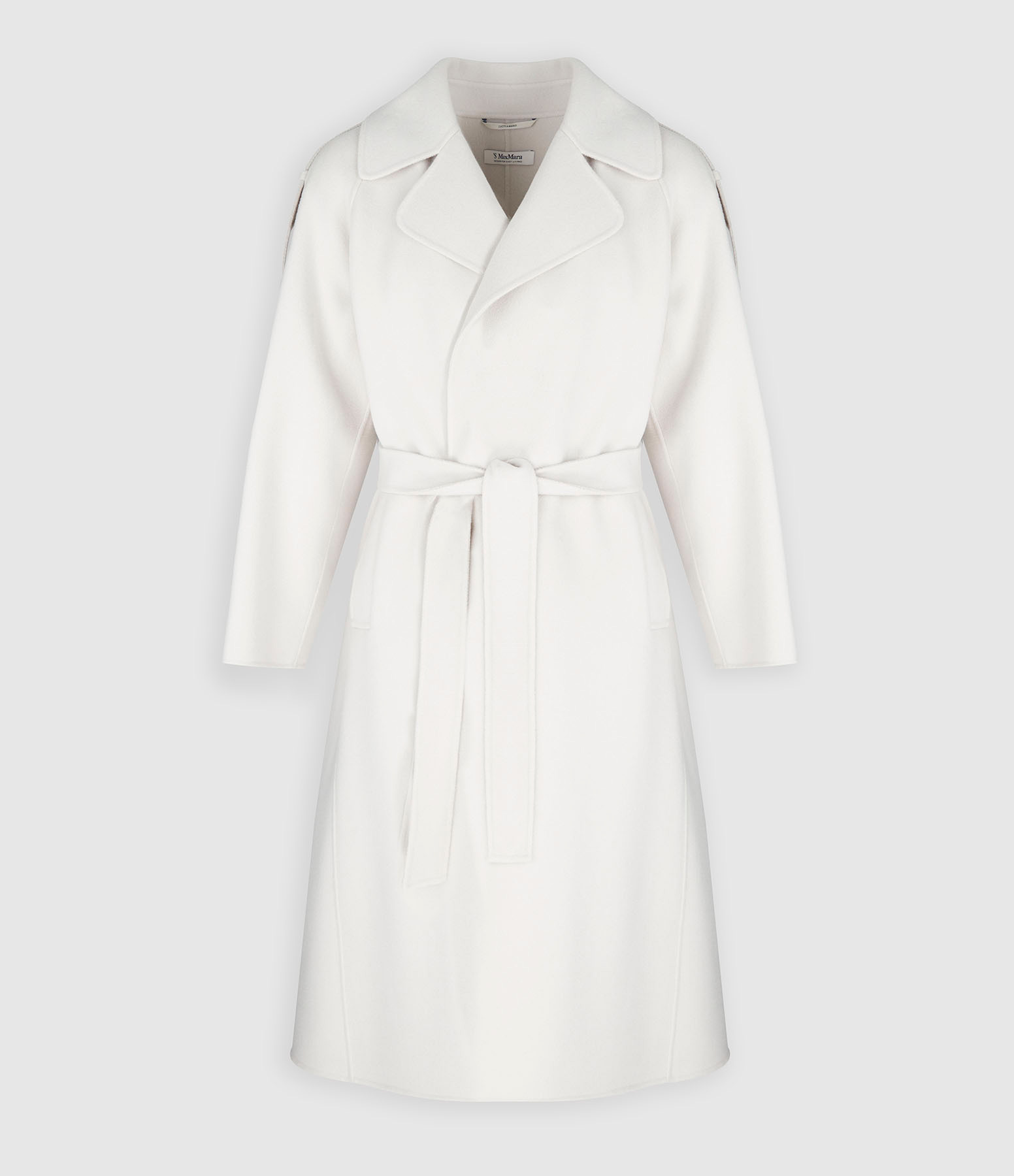 Manteau Long Beato Laine Pearl Grey, 'S Max Mara