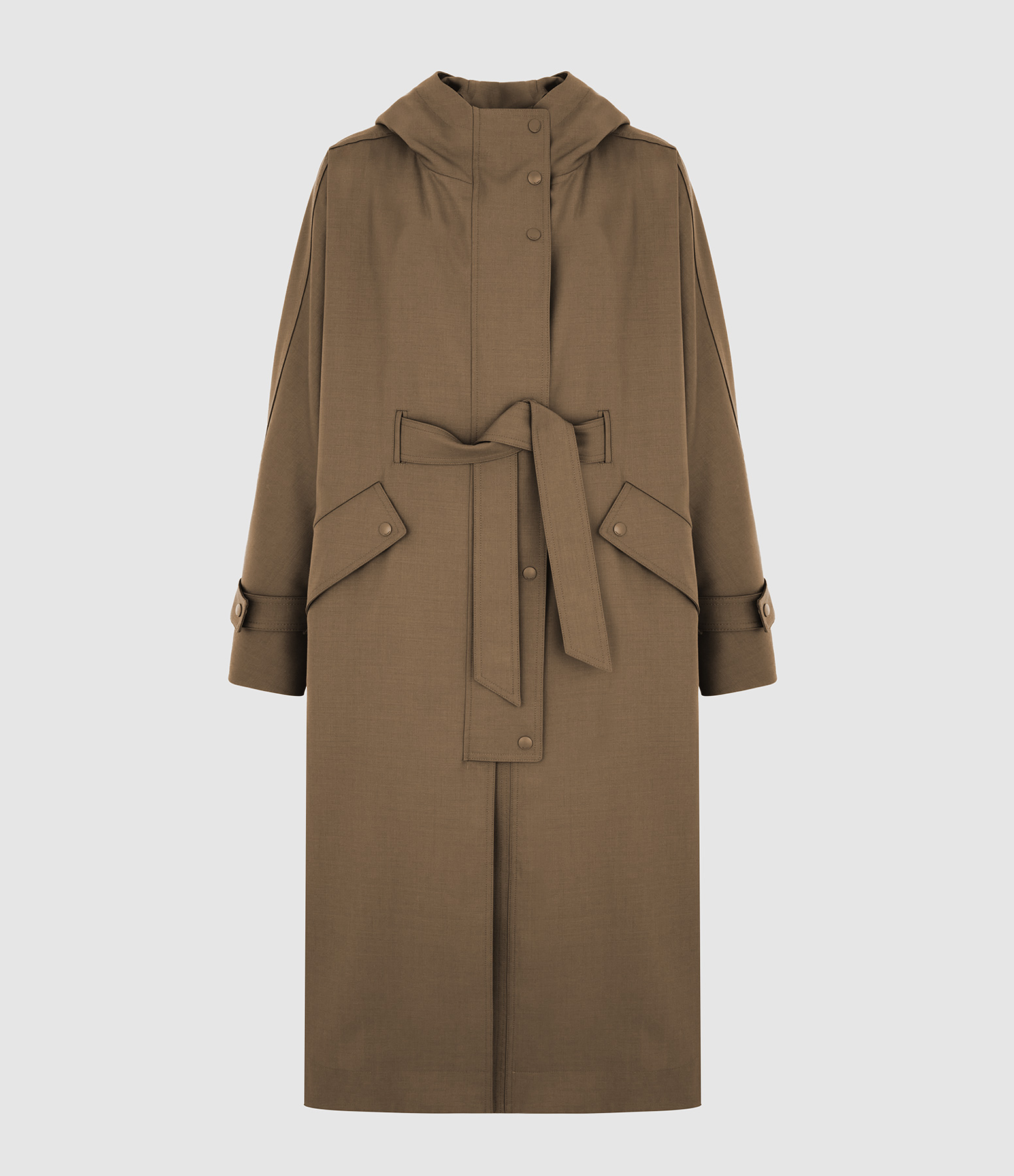 Trench Biacco Marrone