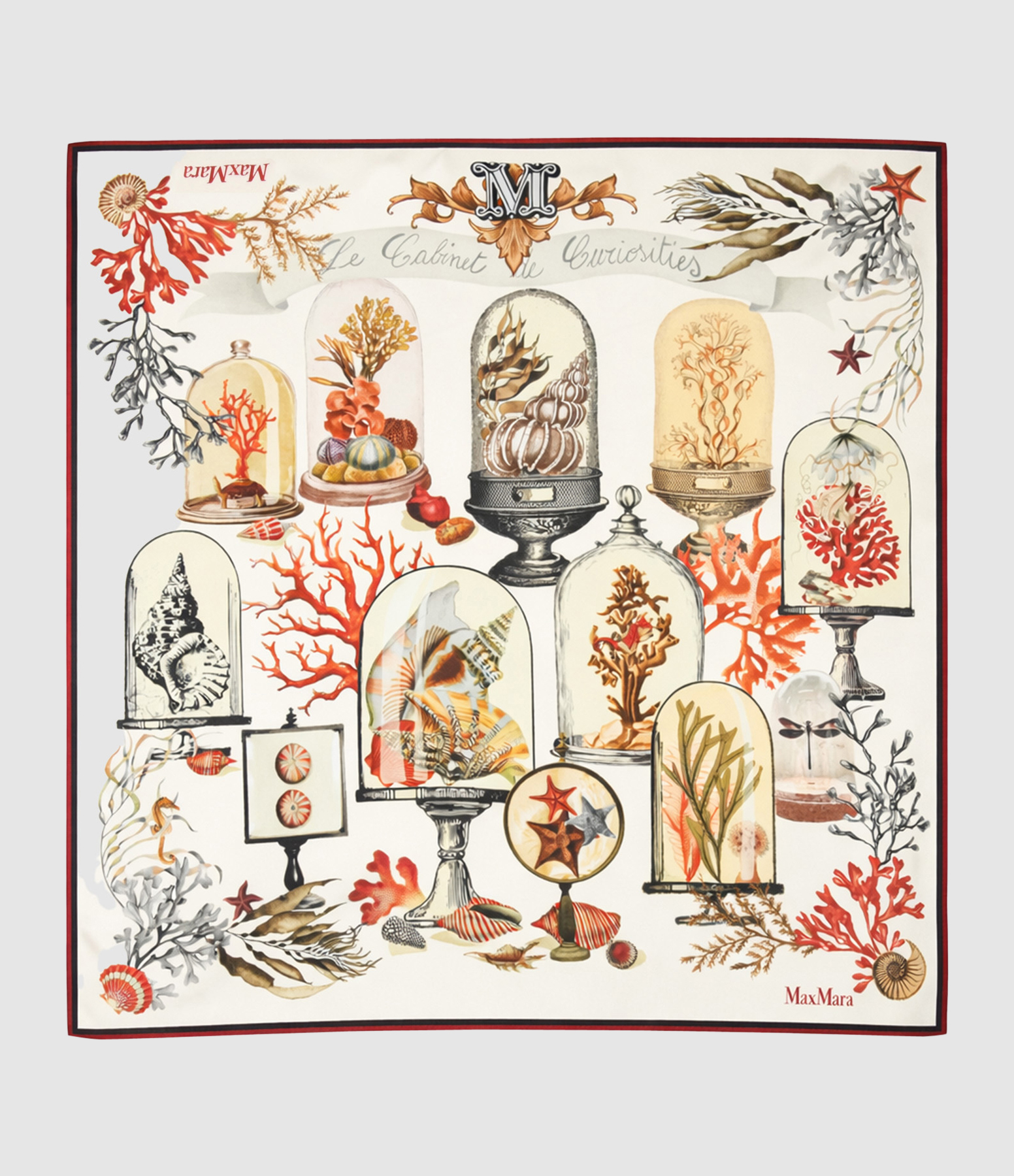 Foulard Carre90 W2 Beige