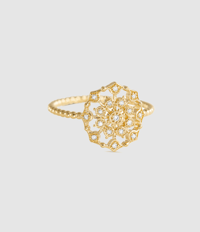 Bague Muredda Diamants Or Jaune