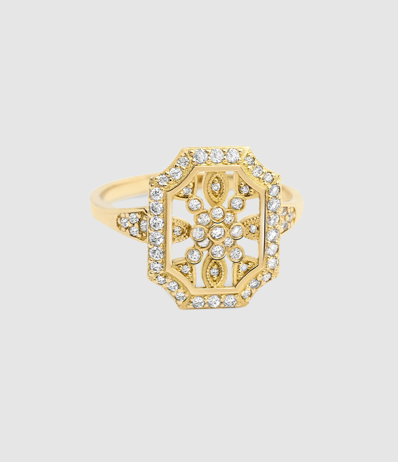 Bague Eufrosia Diamants Or Jaune