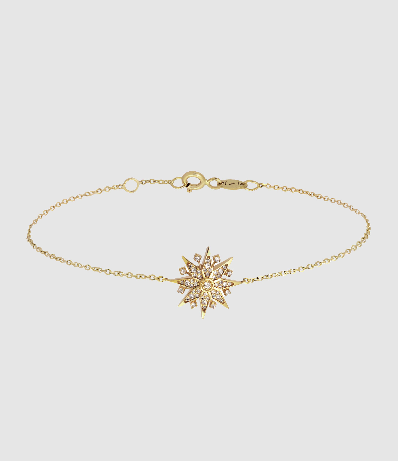 Bracelet Diana Diamants Or Jaune