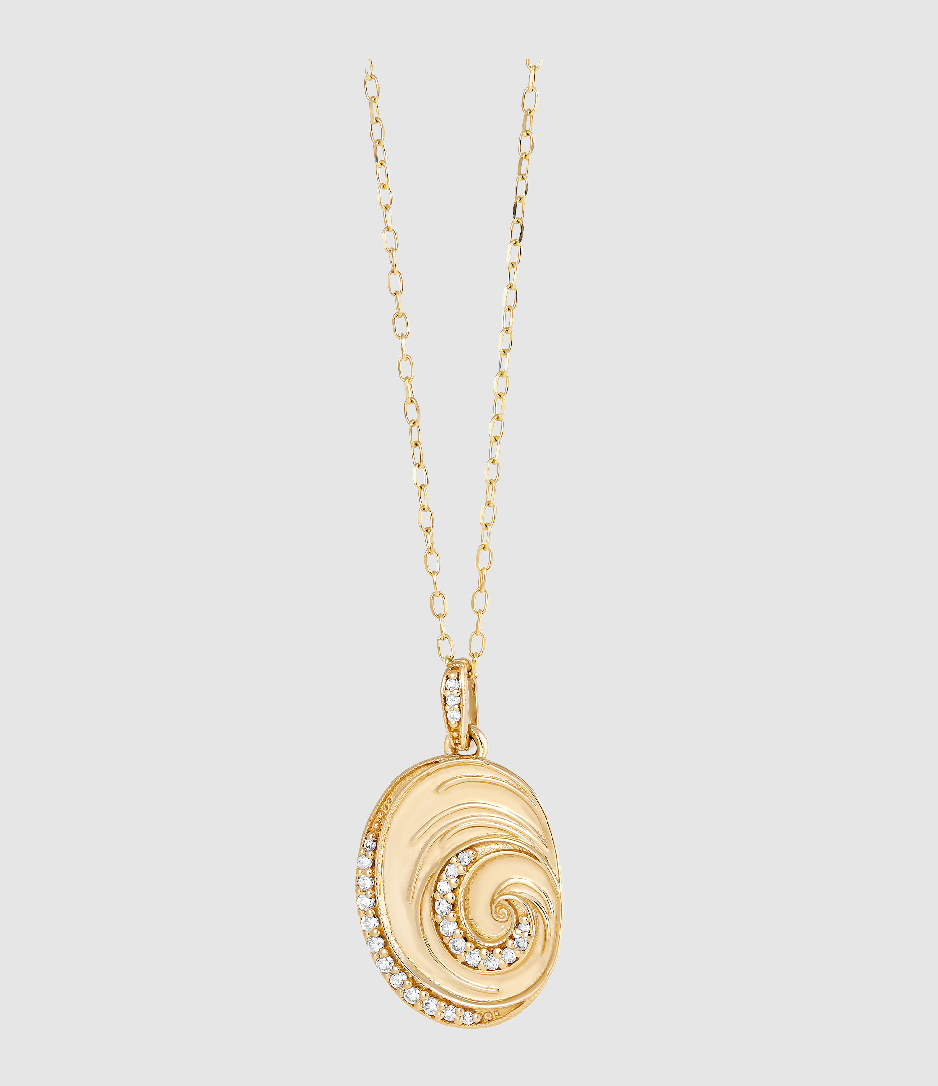 Collier Œil de Sainte Lucie Diamants Or Jaune