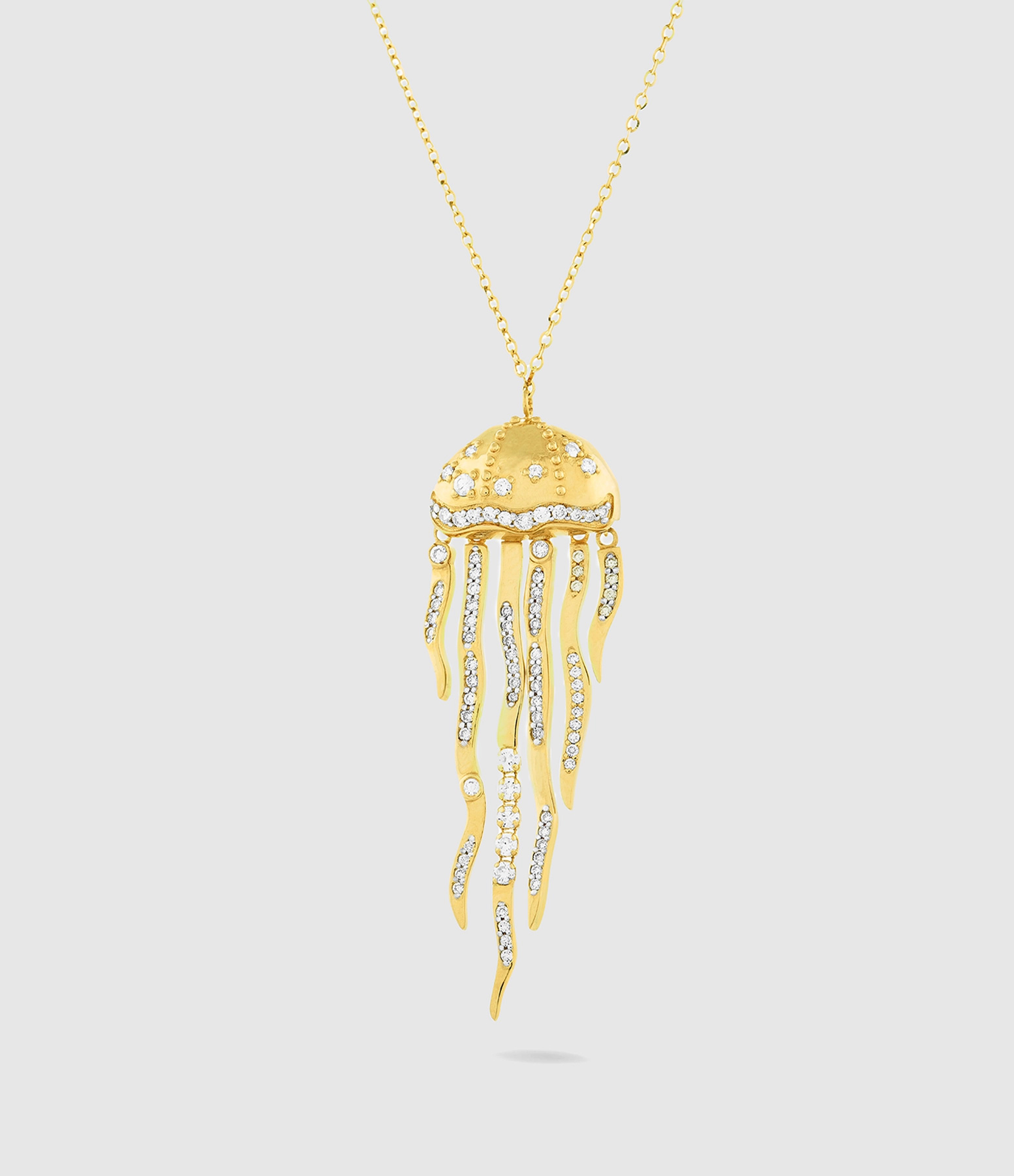 Collier Medusa Grand Modèle Or Jaune