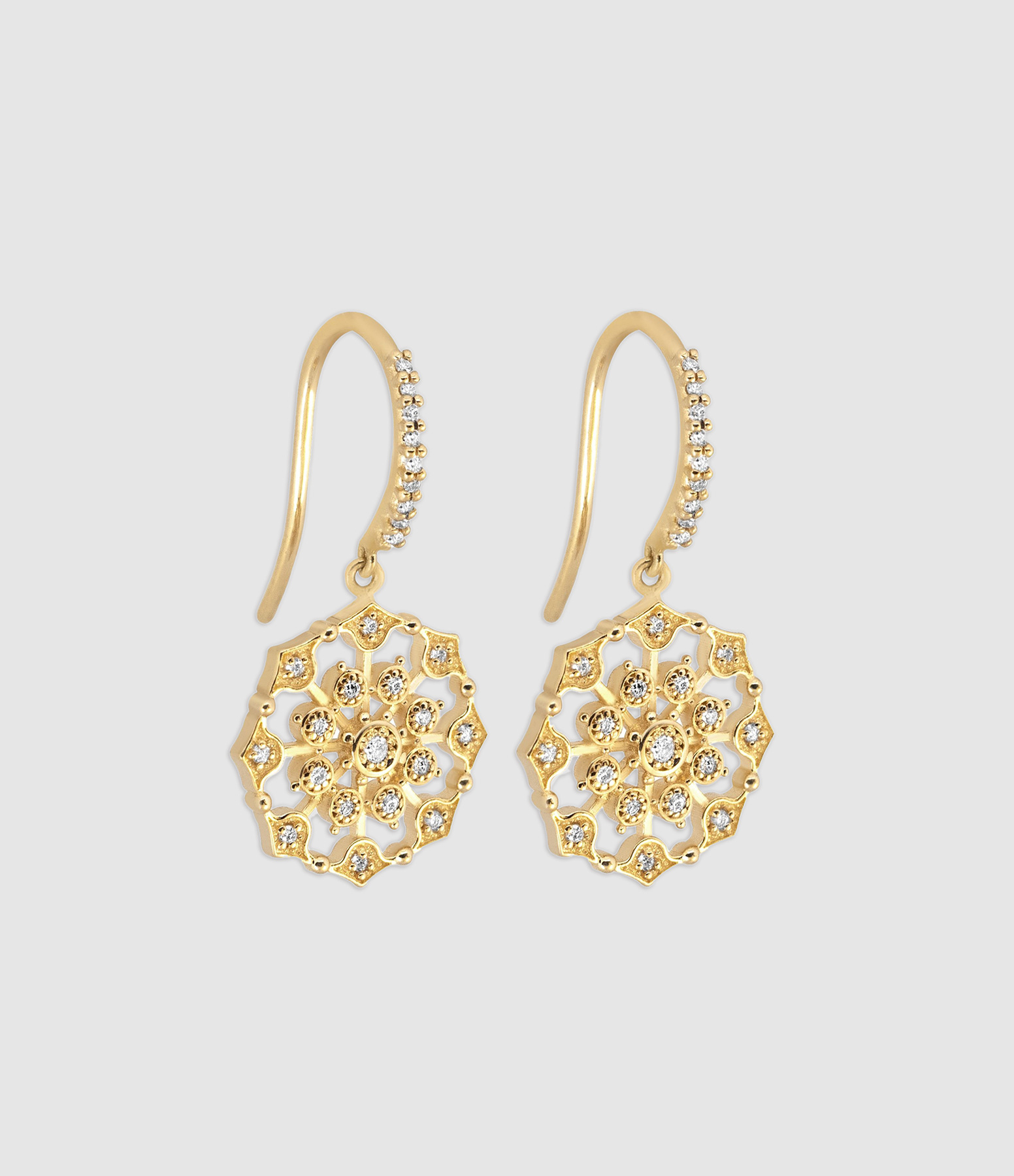 Boucles d'oreilles Dormeuses Muredda Or Jaune