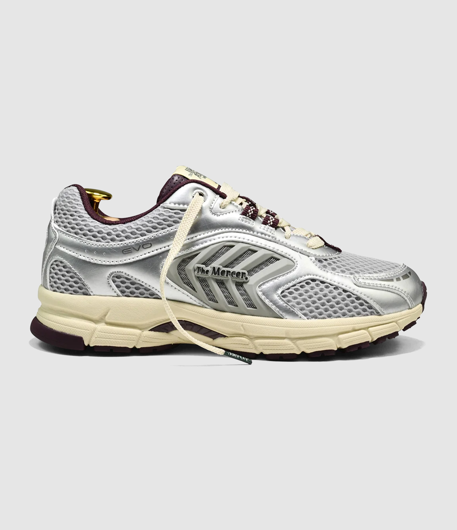 Baskets Homme The Re-Run Evo Silver Red Silver