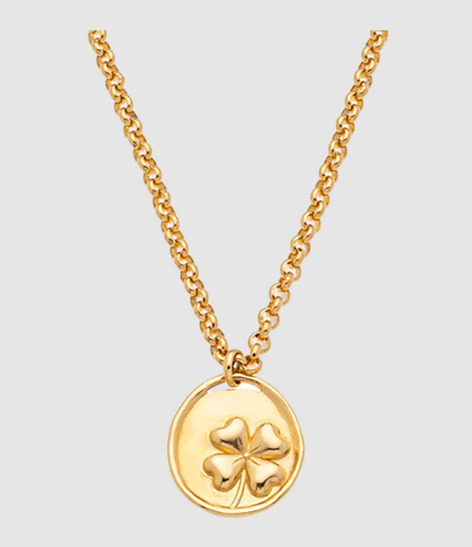 Collier Médaille Trèfle