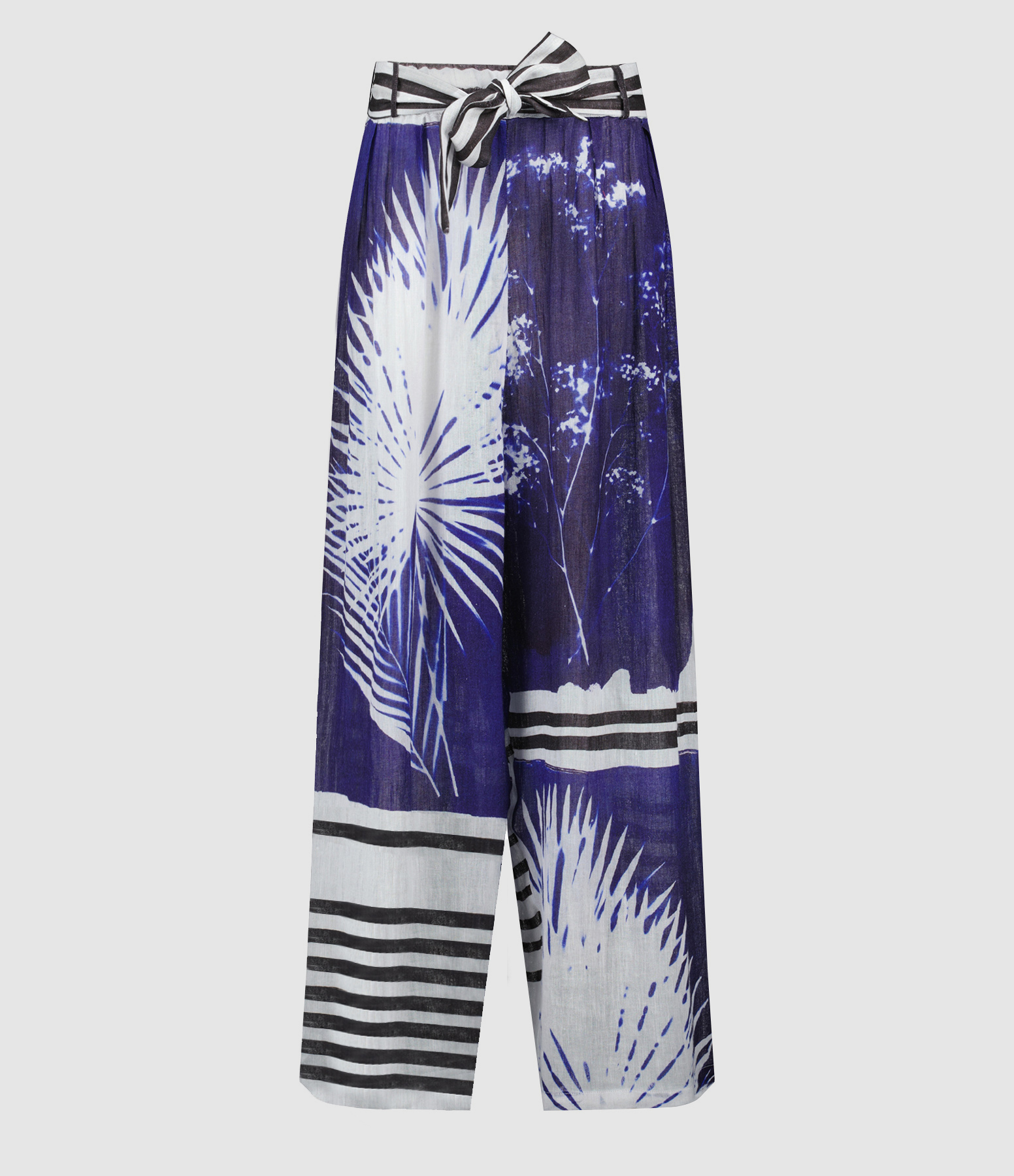 Pantalon Cilos Lin Bleu
