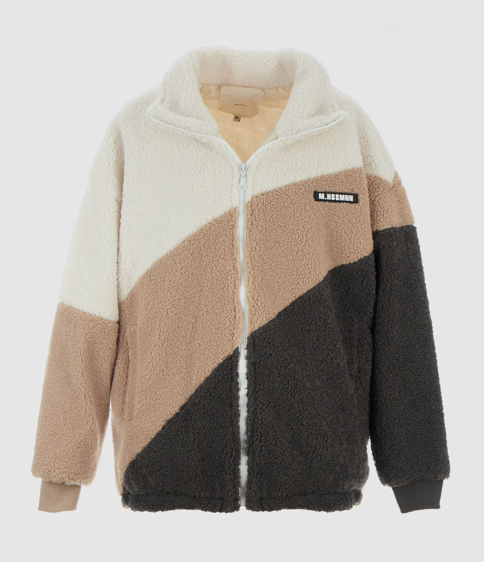 Manteau Fausse Fourrure Multicolore
