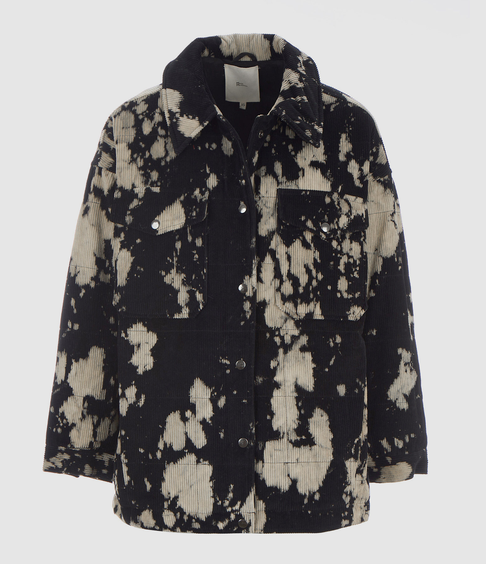 Veste Coton Tie & Dye Noir