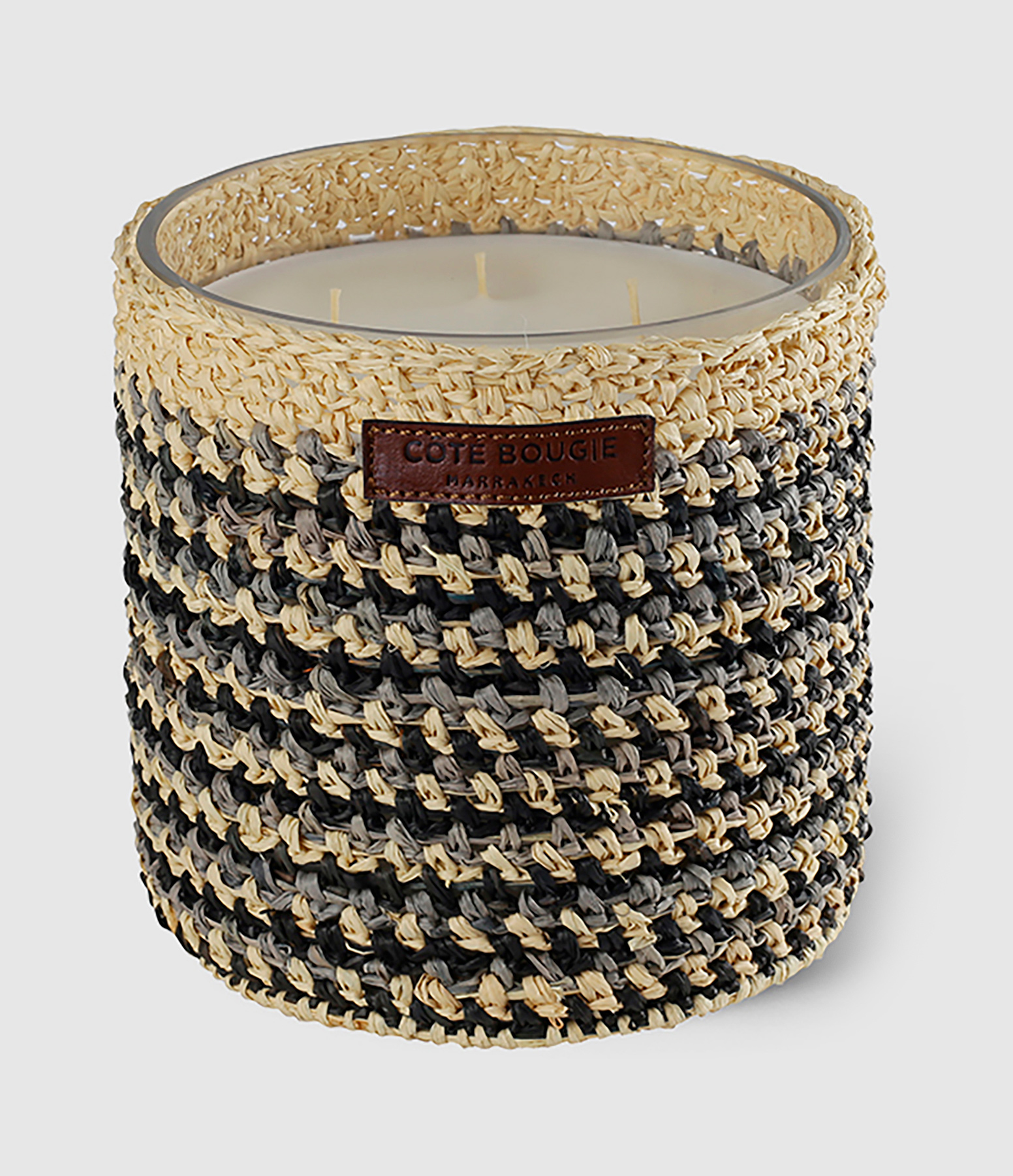 Bougie Mia L Raphia Crochet Oriental