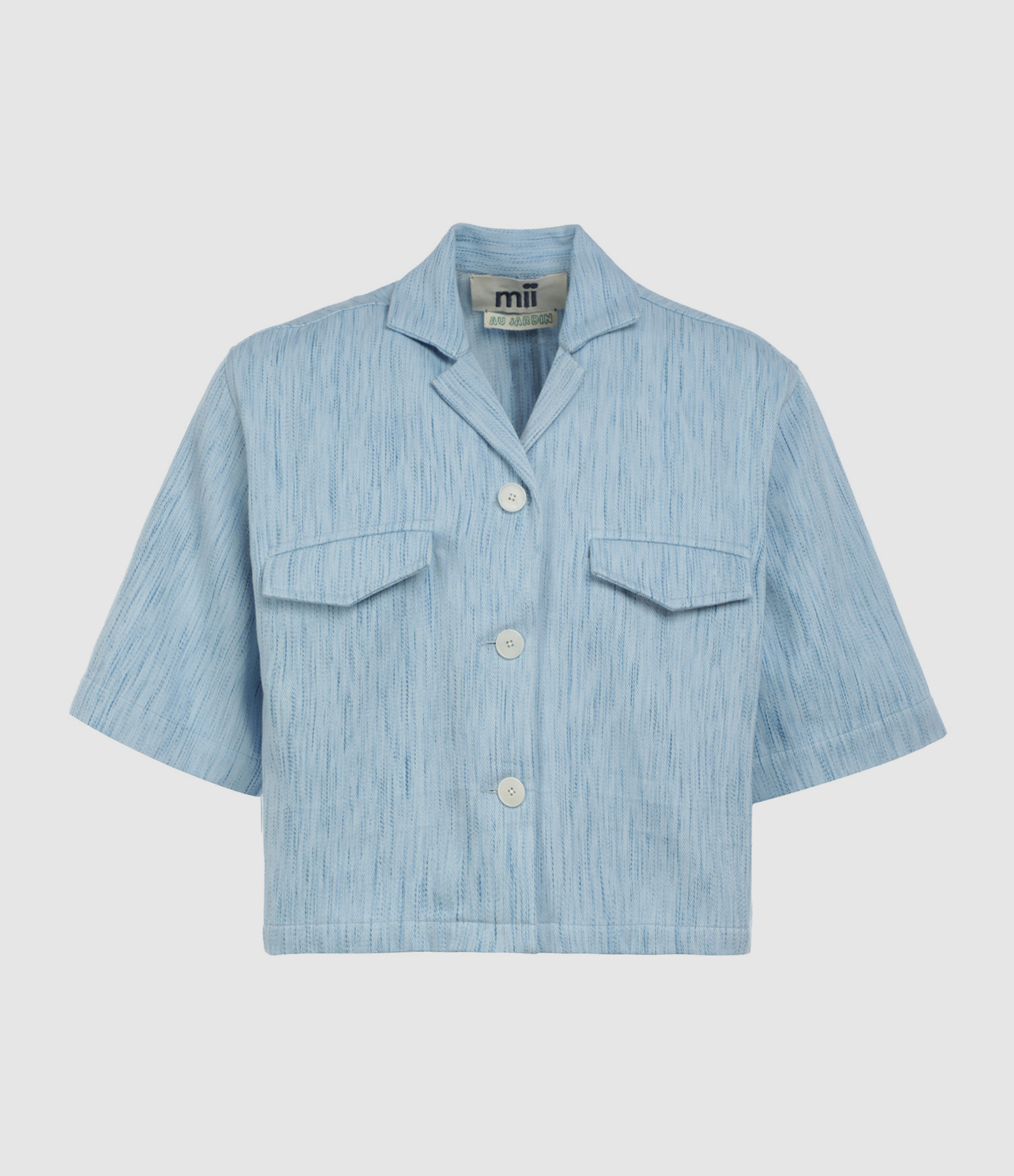 Chemise Rachel Coton Bleu Ciel