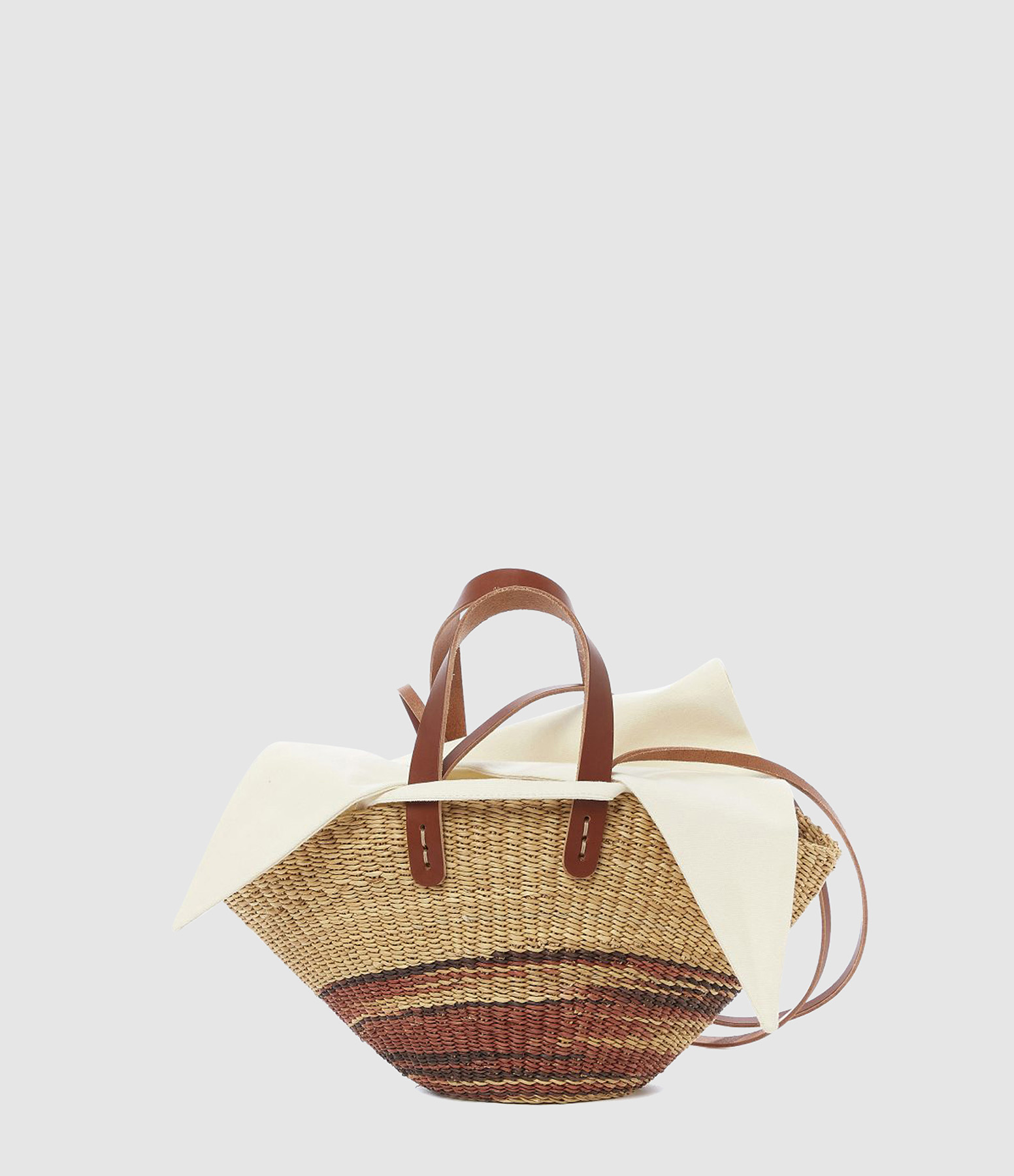 Panier Mini Pacha Brown-Tan