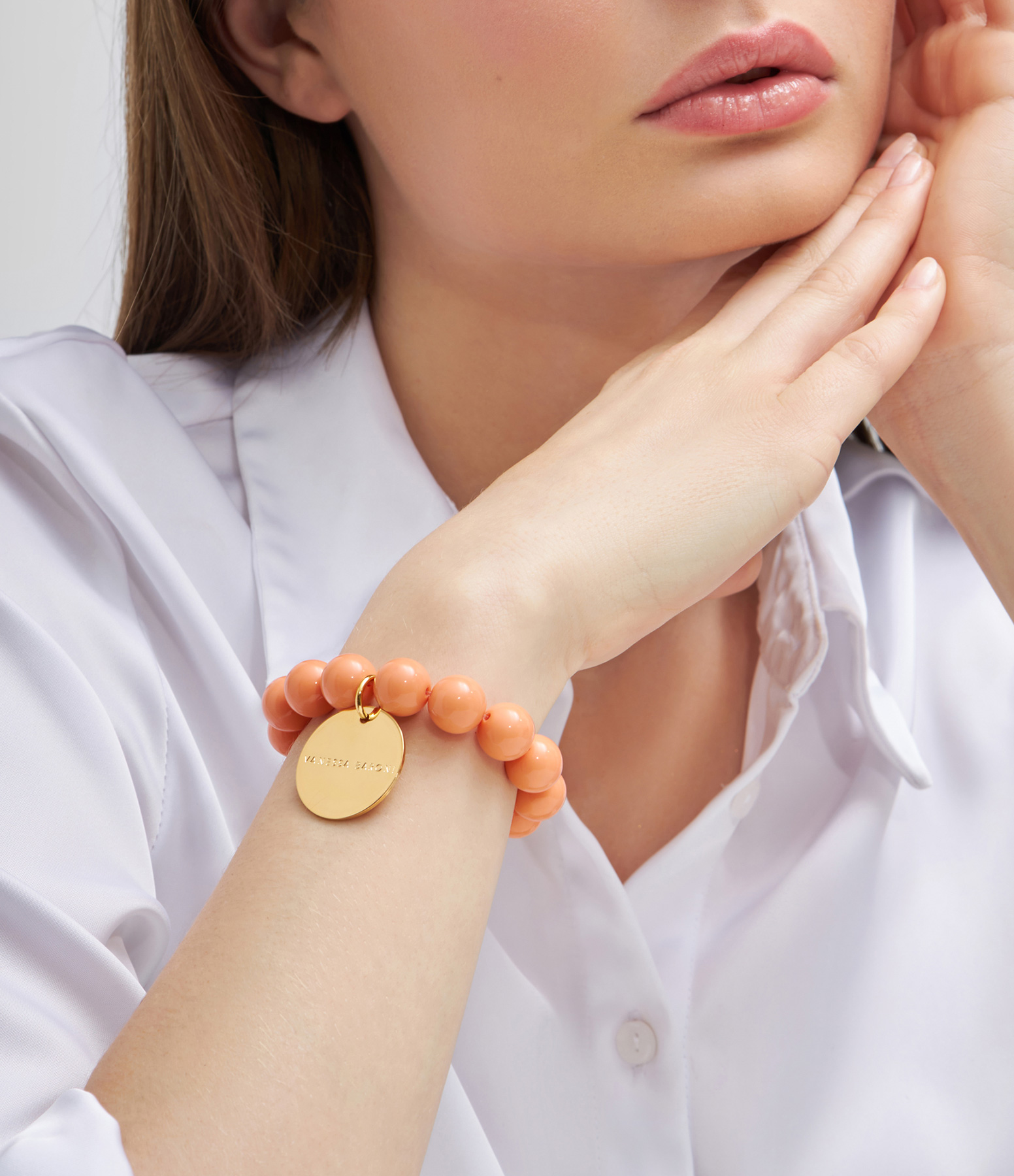 Bracelet Mini Beads Flex Peach