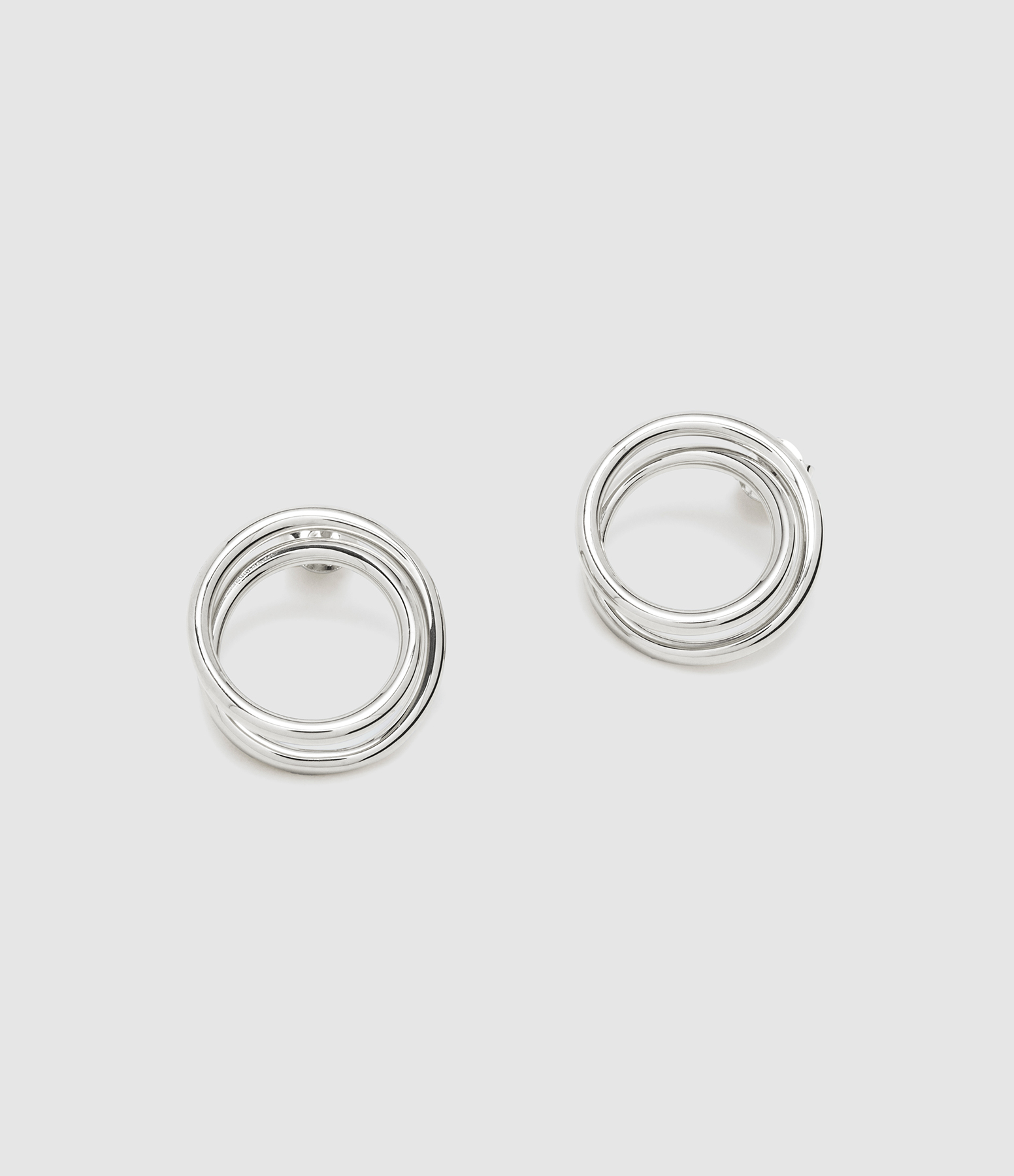 Boucles d'oreilles Mini Spirale Argent
