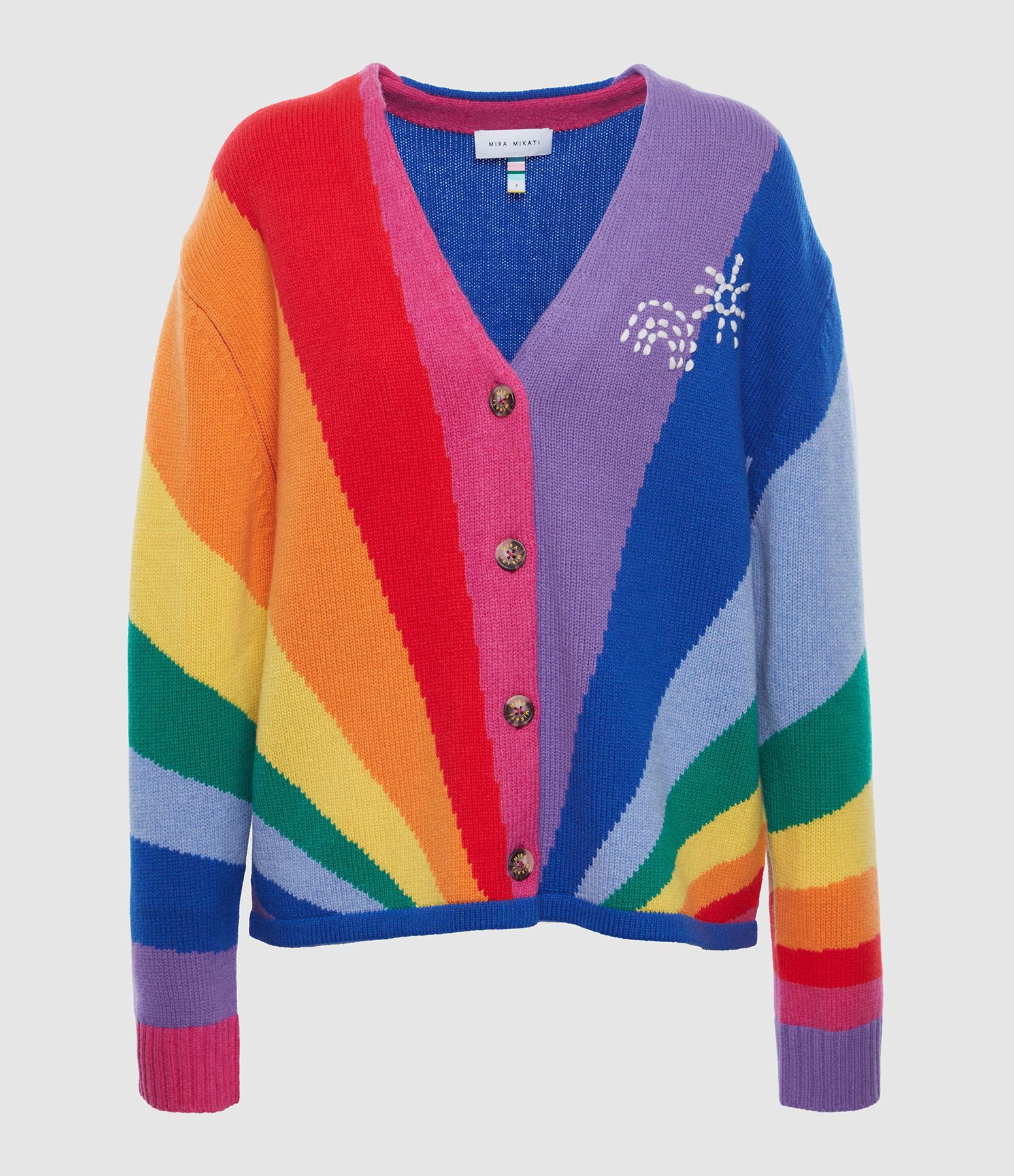 Cardigan Laine Multicolore