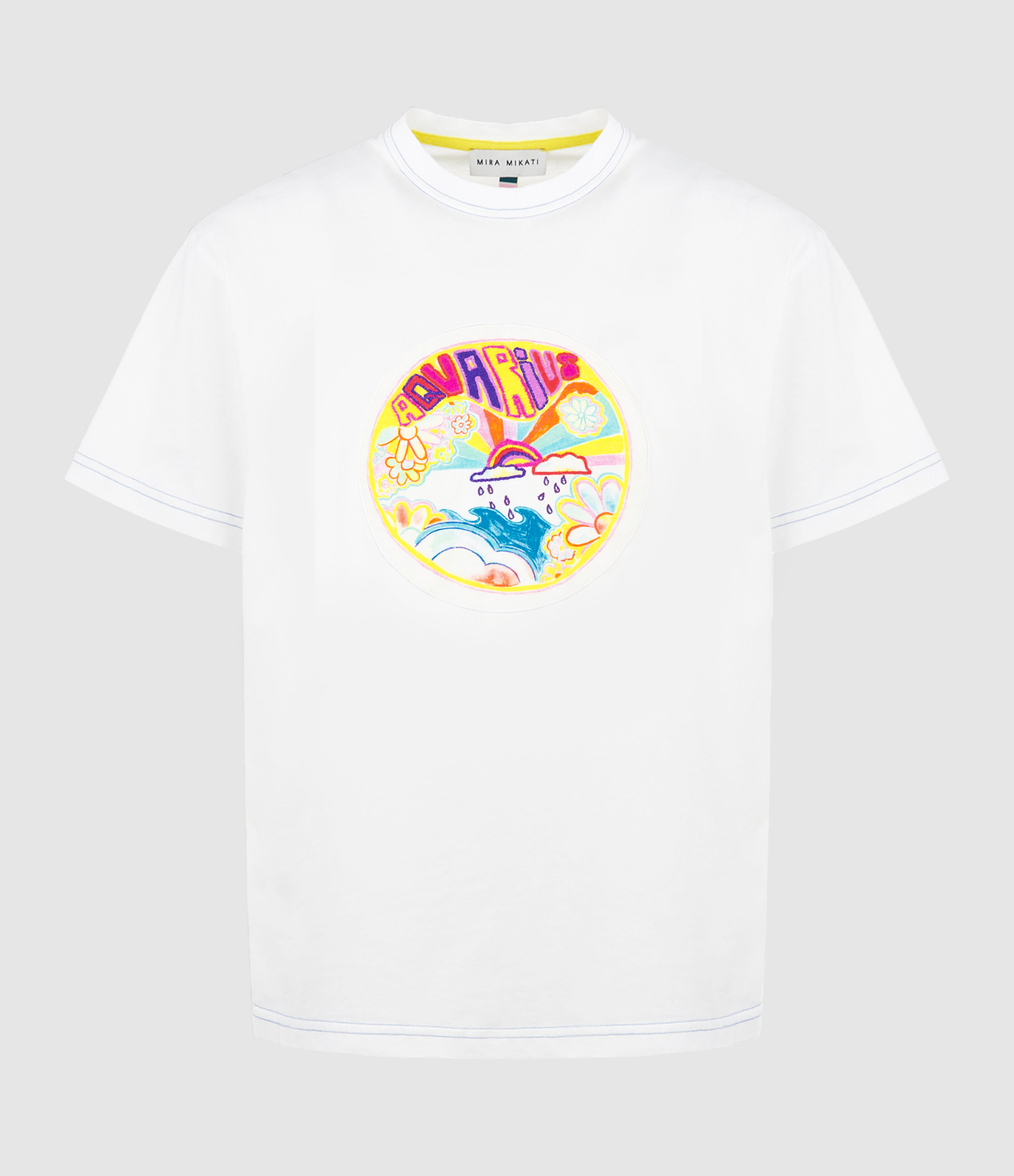 Tee-shirt Formantera Verseau Coton Biologique Blanc, Dancing in Tulum