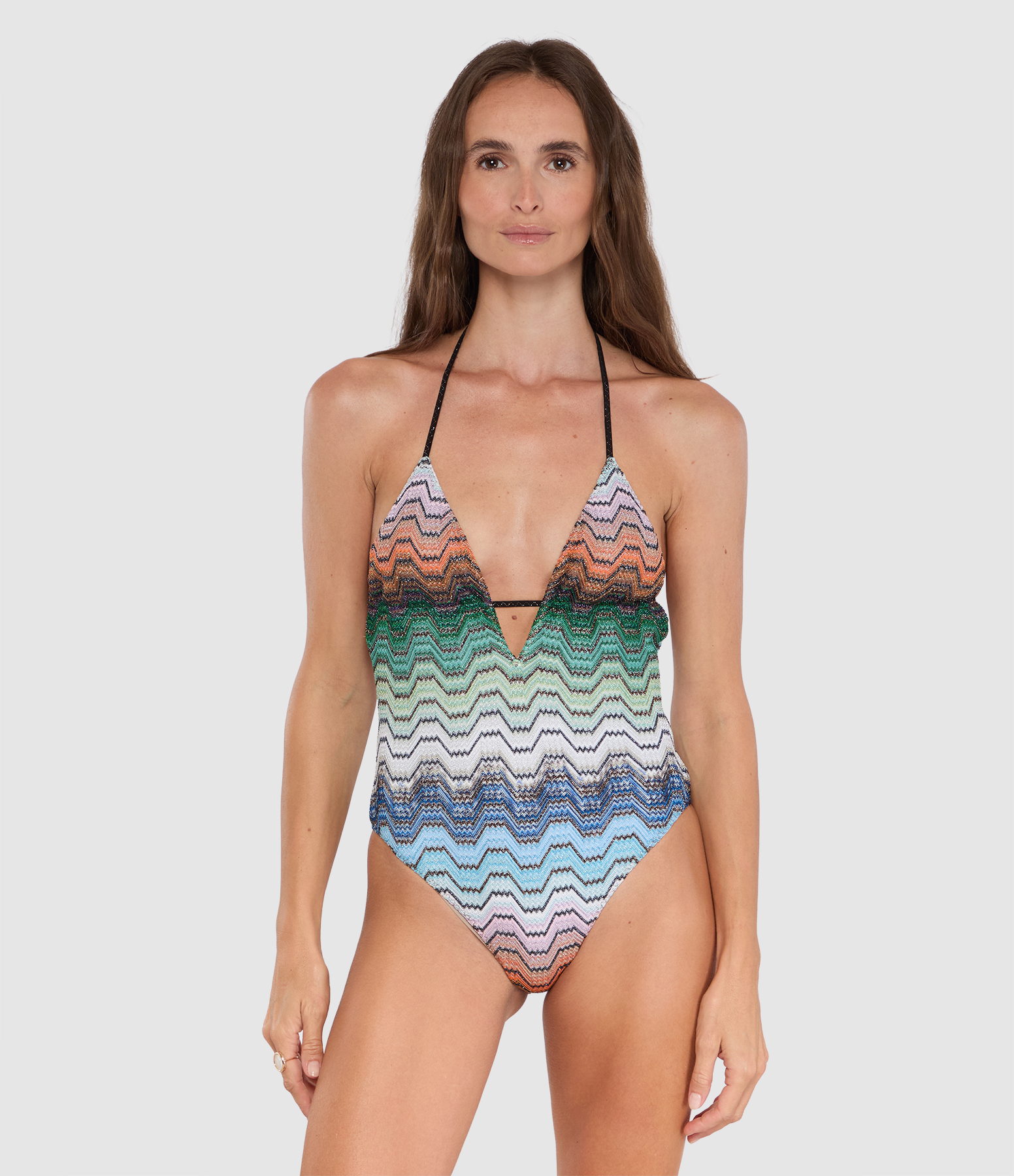 Maillot De Bain Multi Black Green Orange