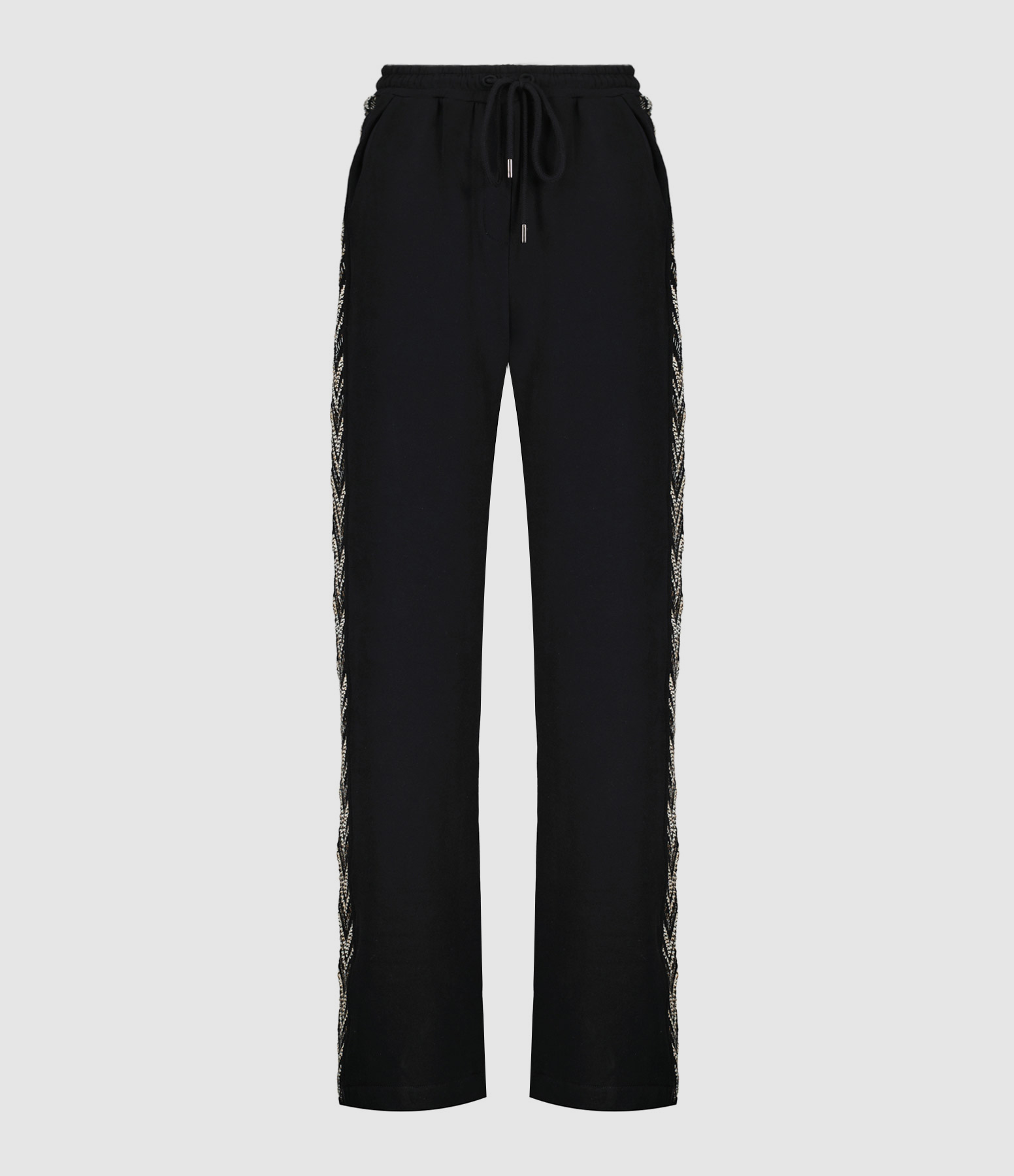 Pantalon Large Coton Noir