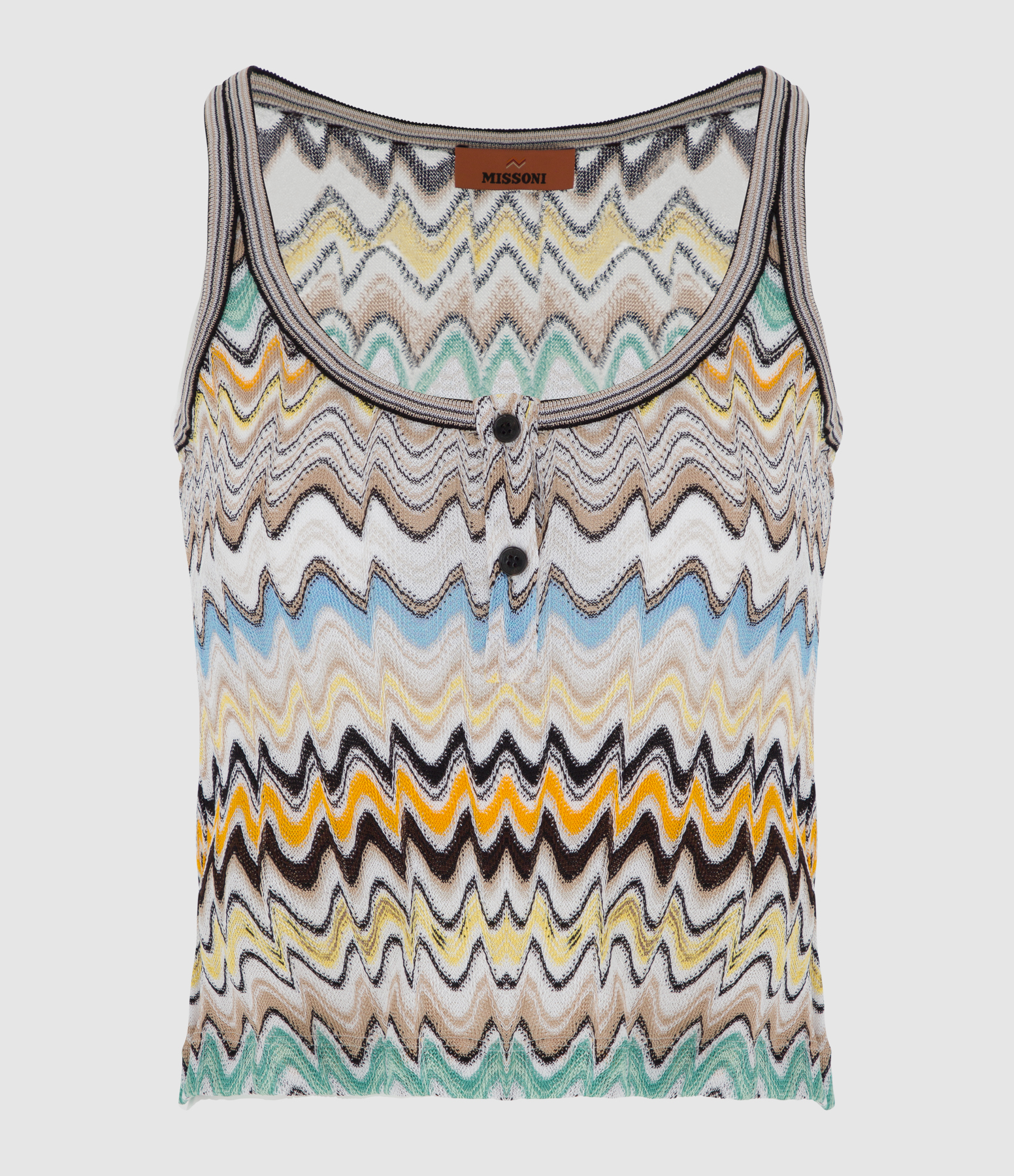 Débardeur Multicolor Beige Ligh