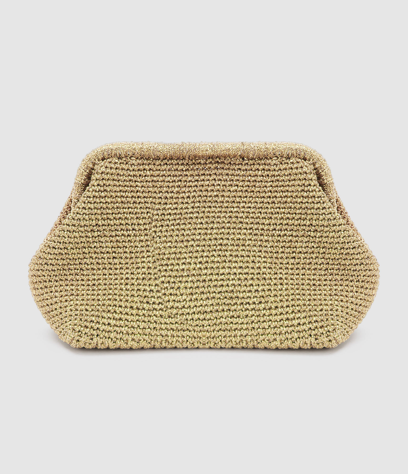 Pochette Clutch M Lurex Doré