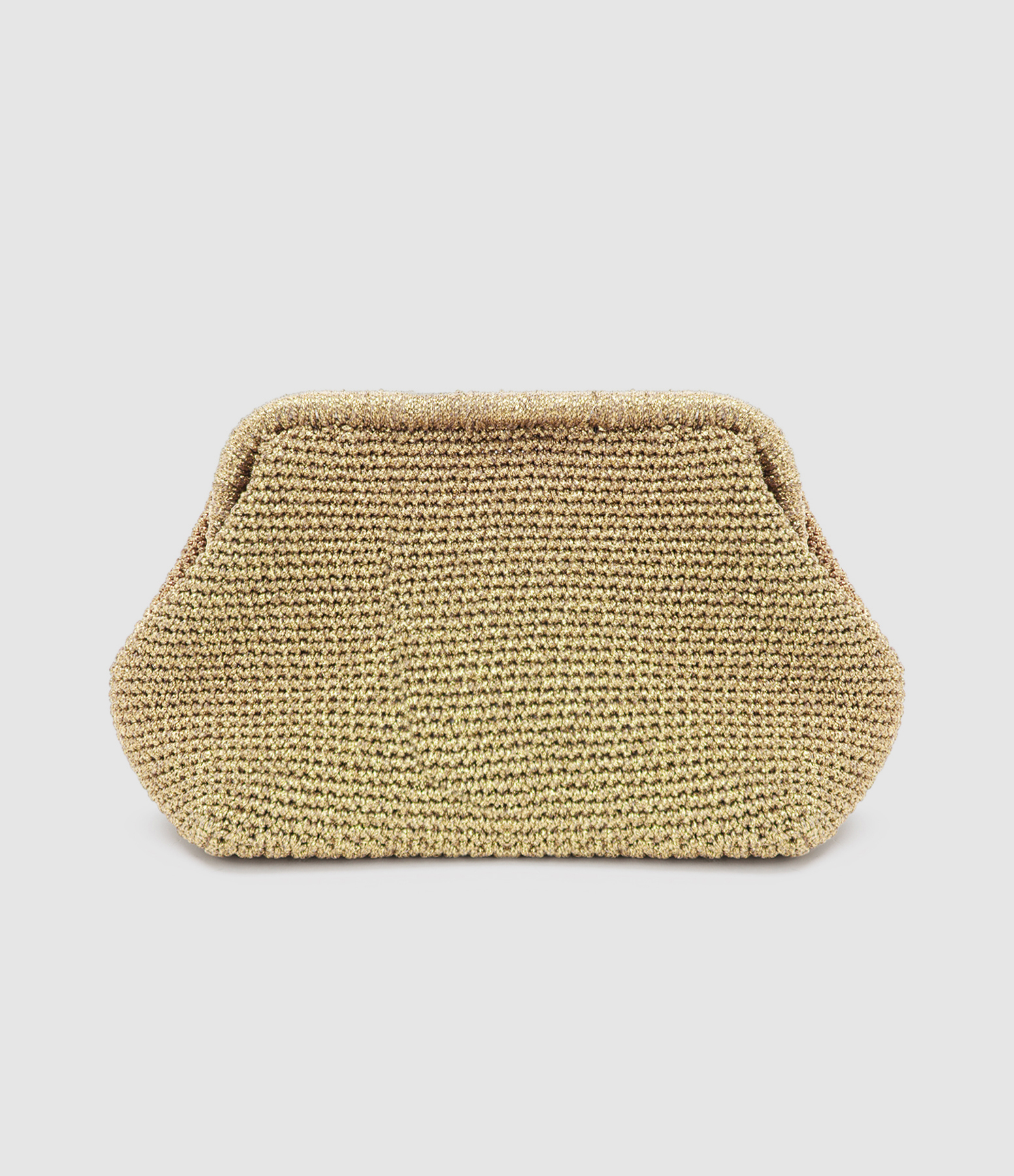 Pochette Clutch S Lurex Doré