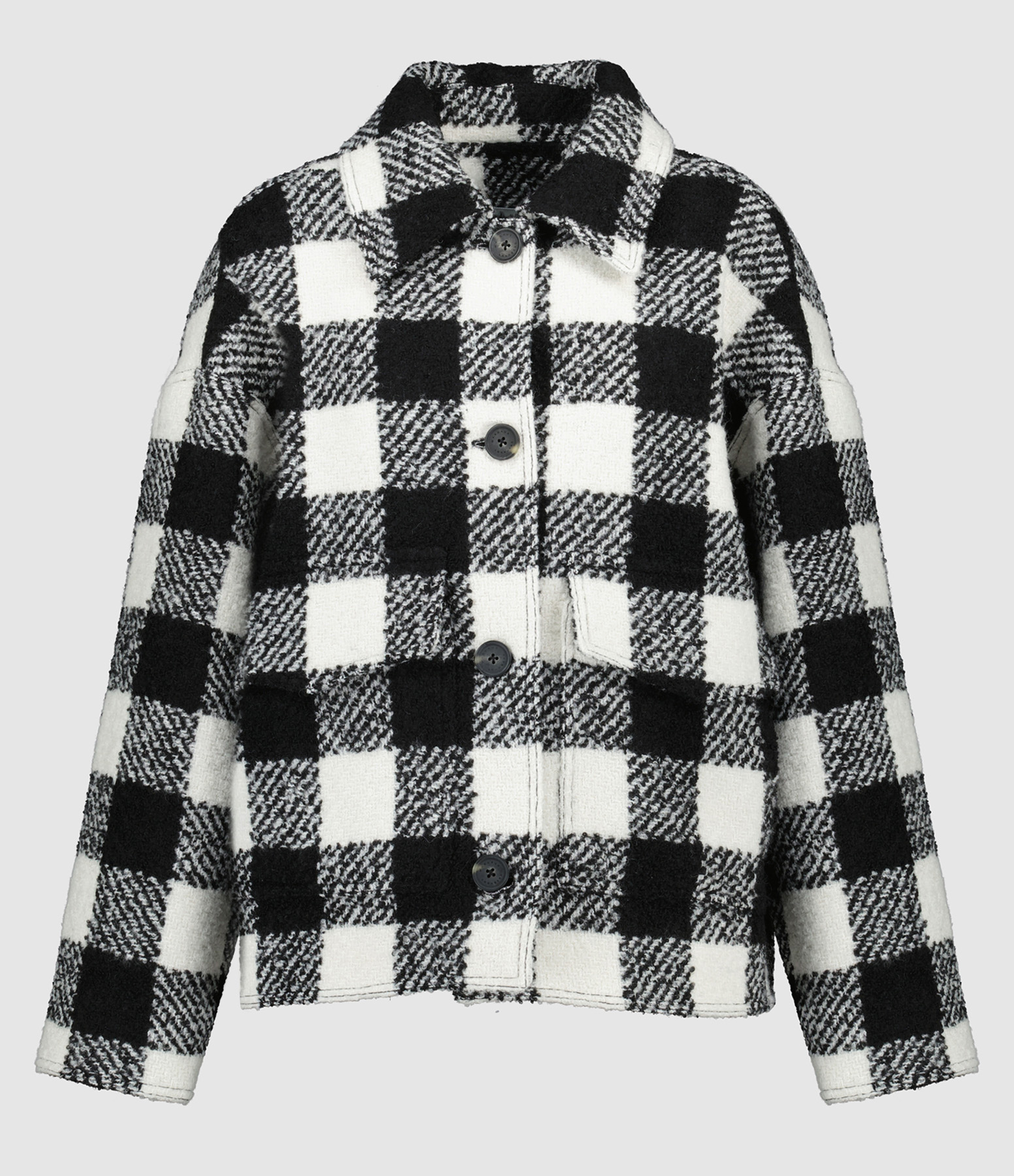 Blouson Adams Black Check