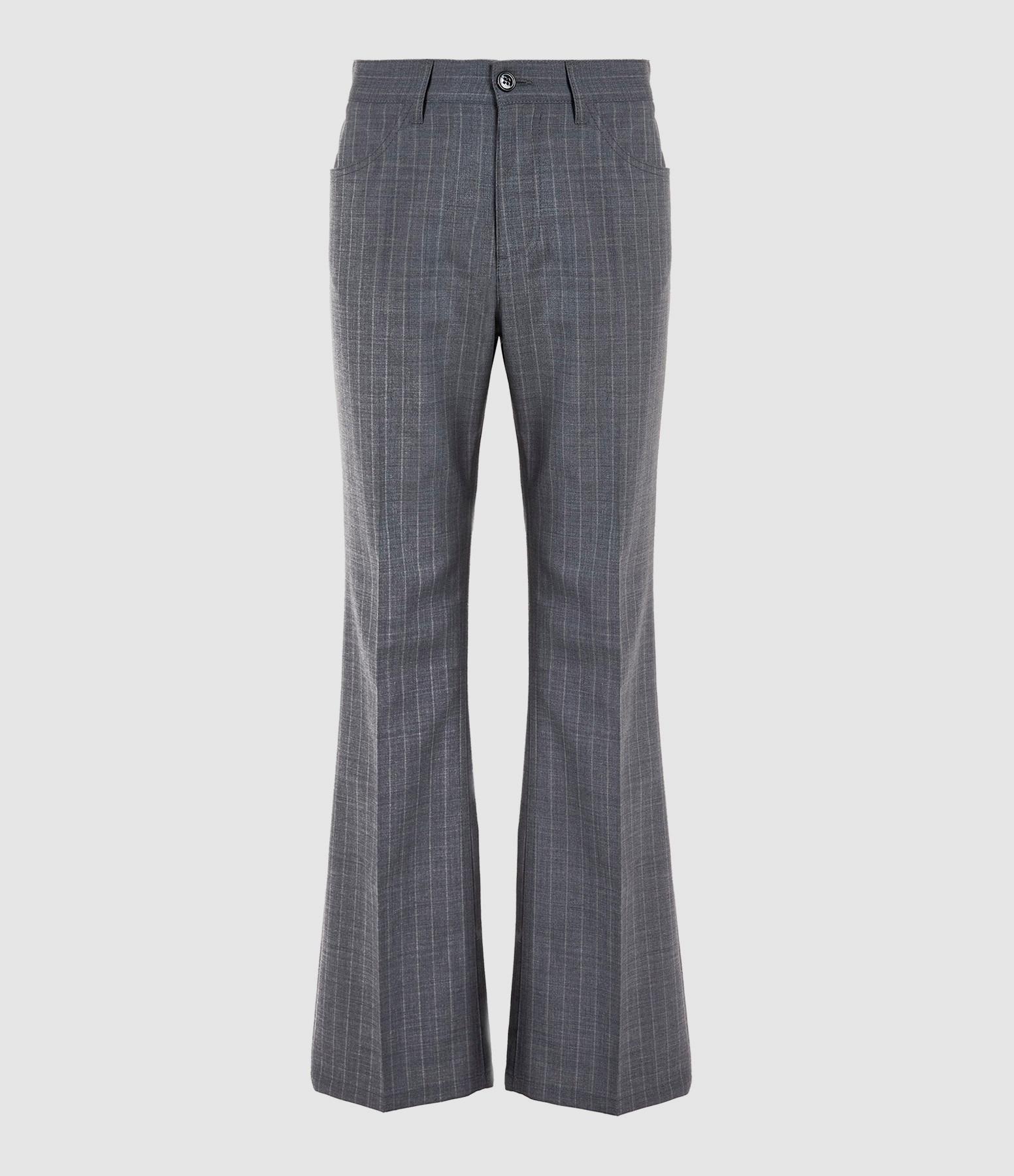 Pantalon Laine Gris