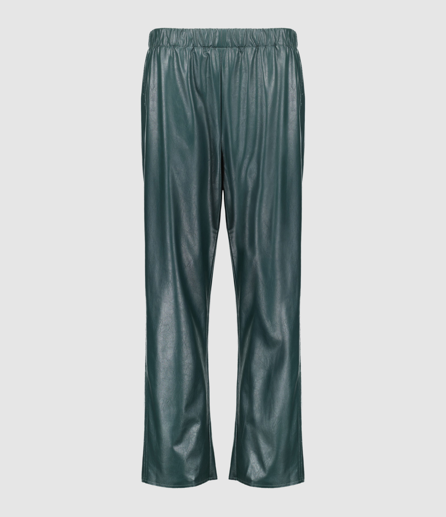 Pantalon Cuir Vert