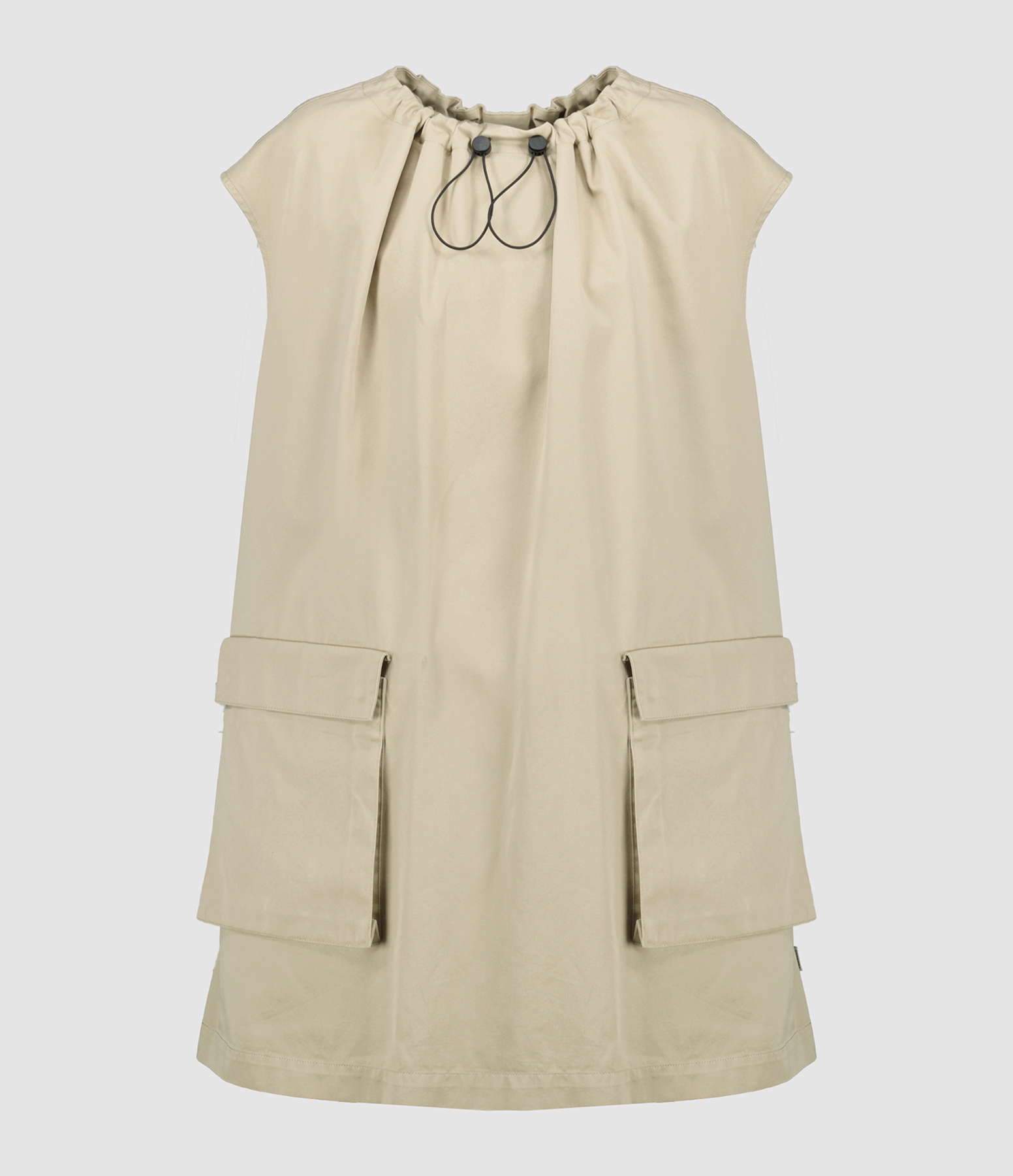 Robe Courte Beige