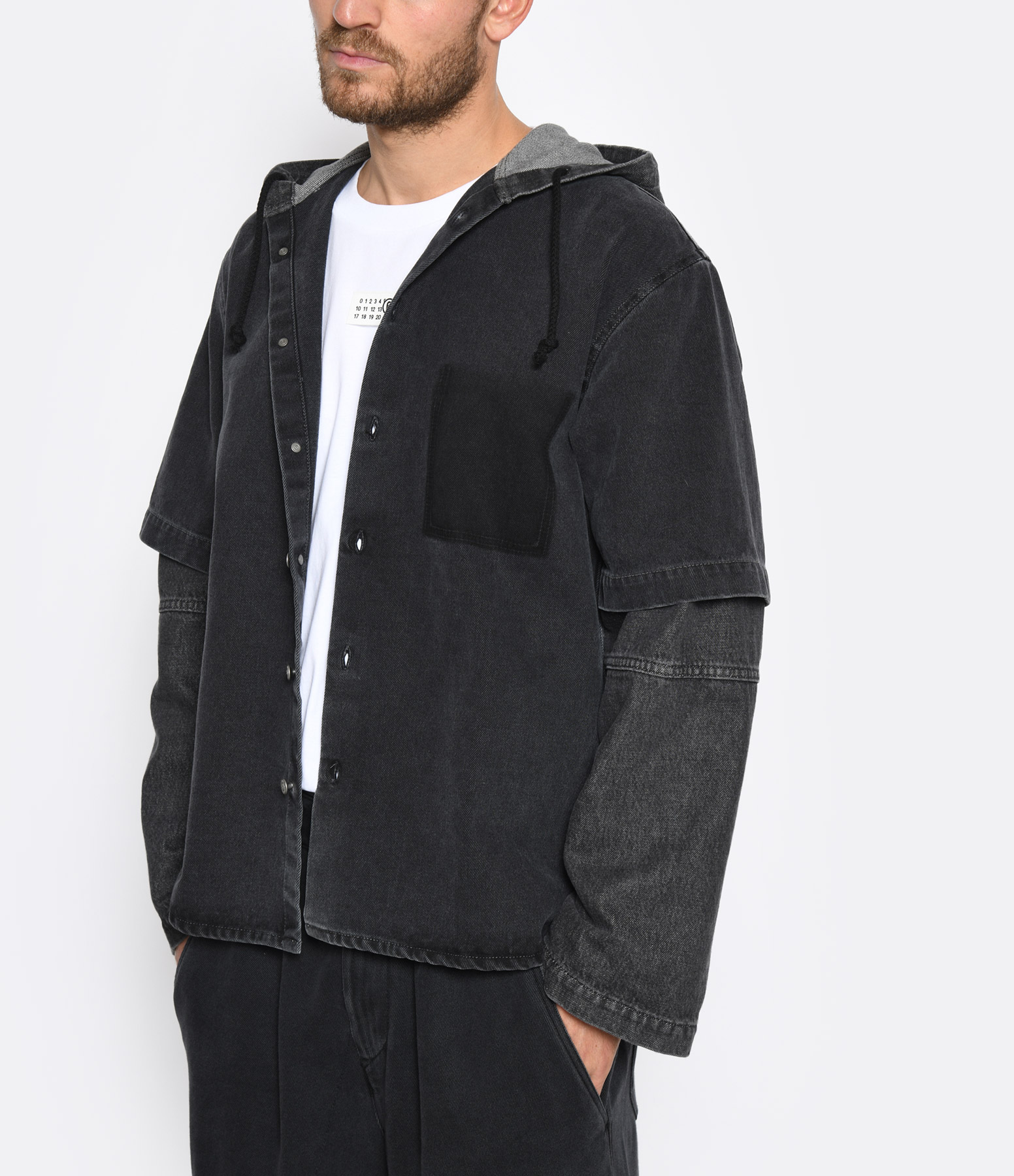 Veste Homme Denim Gris