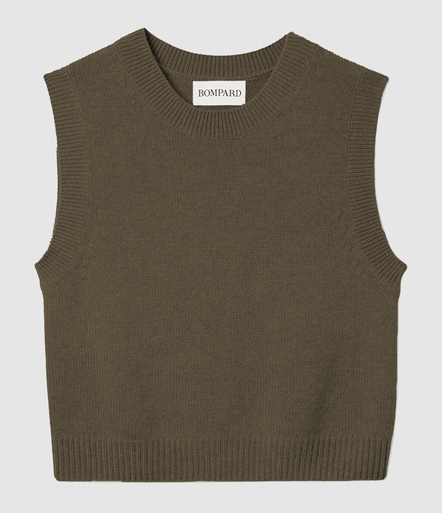 Pull Sans Manches En Cachemire Eric Bompard - Taille L, Couleur Roux/rouille, Neuf