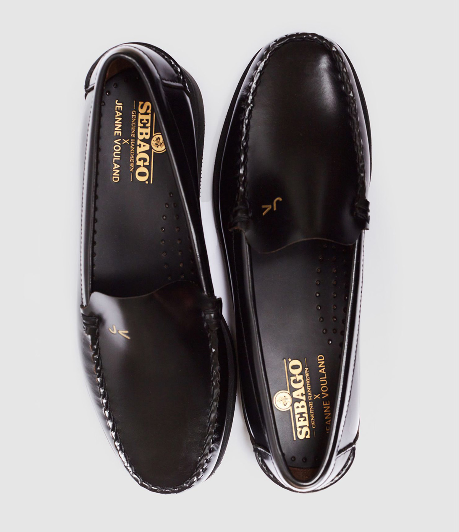 Mocassins Frank Noir, Collaboration Jeanne Vouland x Sebago