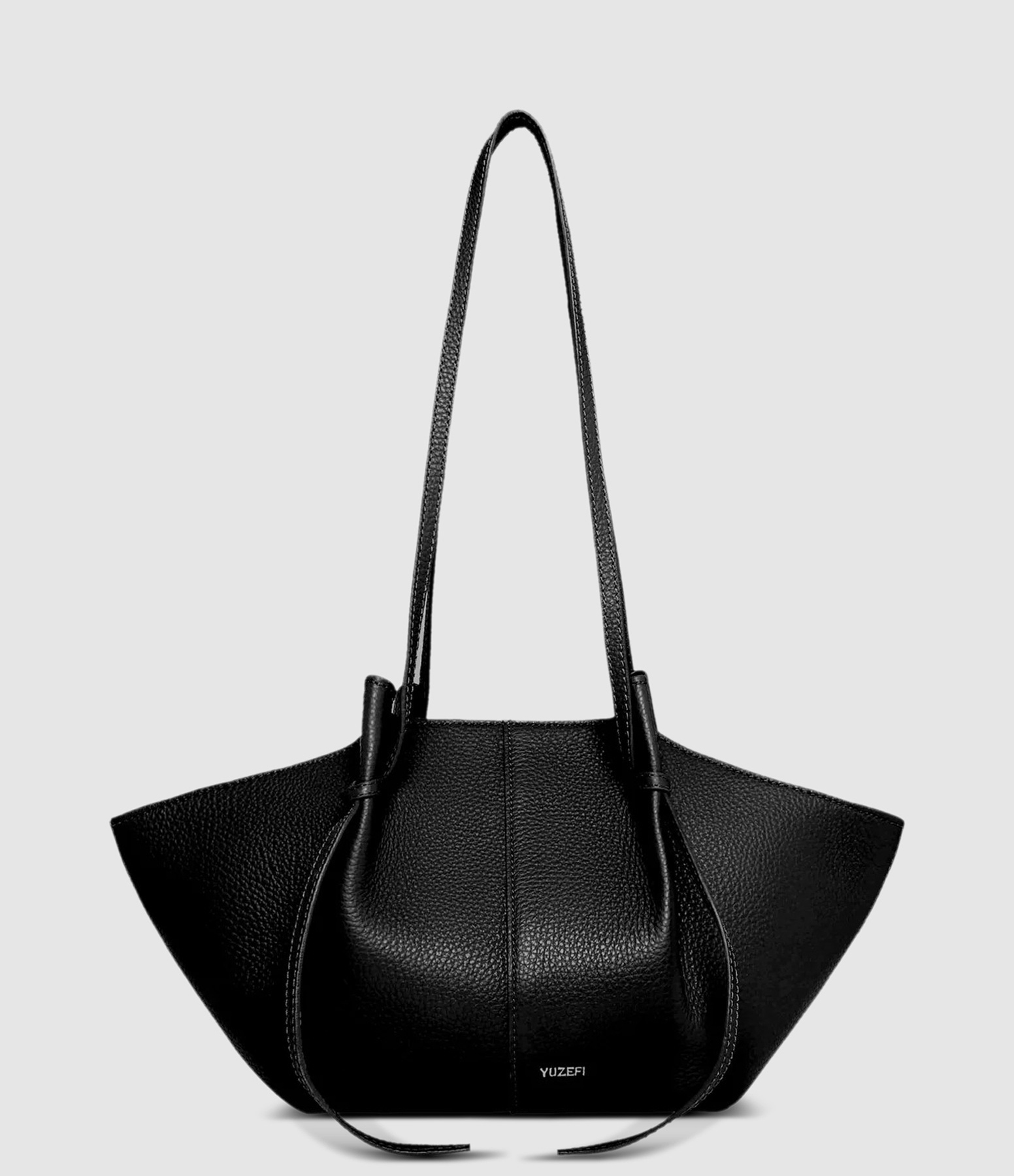 Sac Mochi Cuir Grainé Black