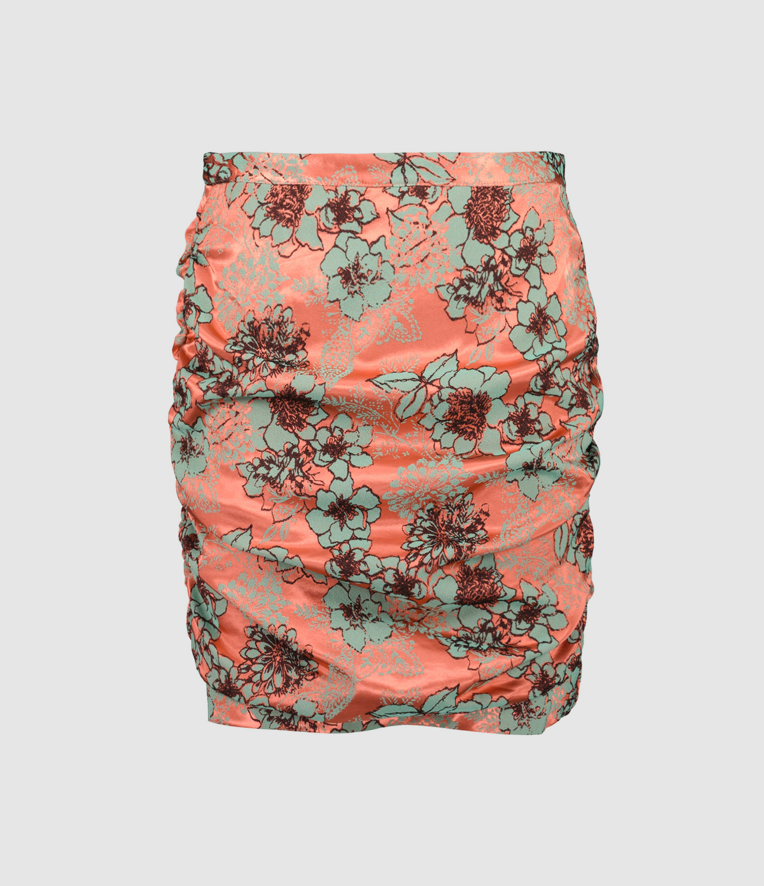 Jupe Eugenie Stadio Fleurs Corail