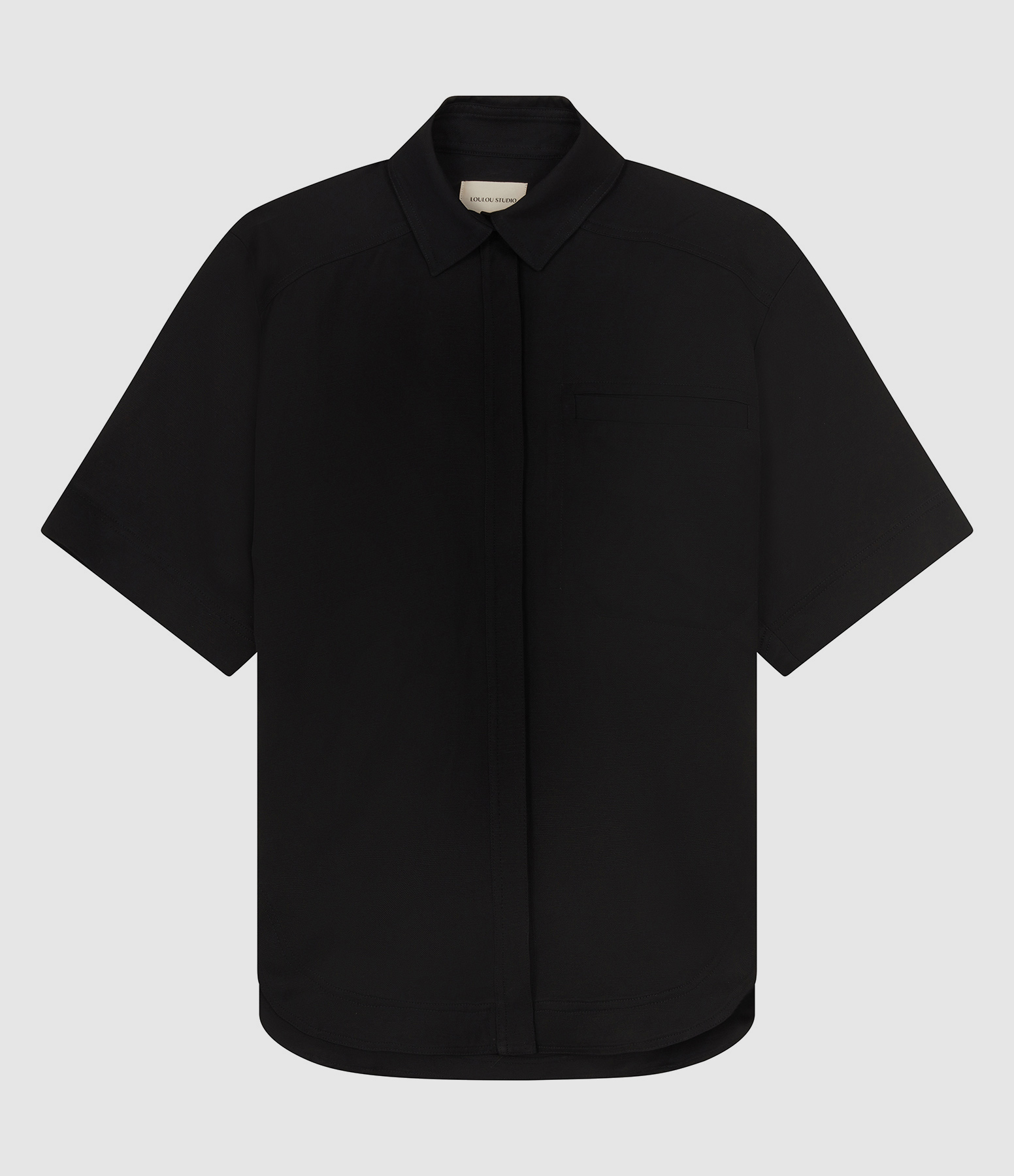 Chemise Manches Courtes Moheli Noir