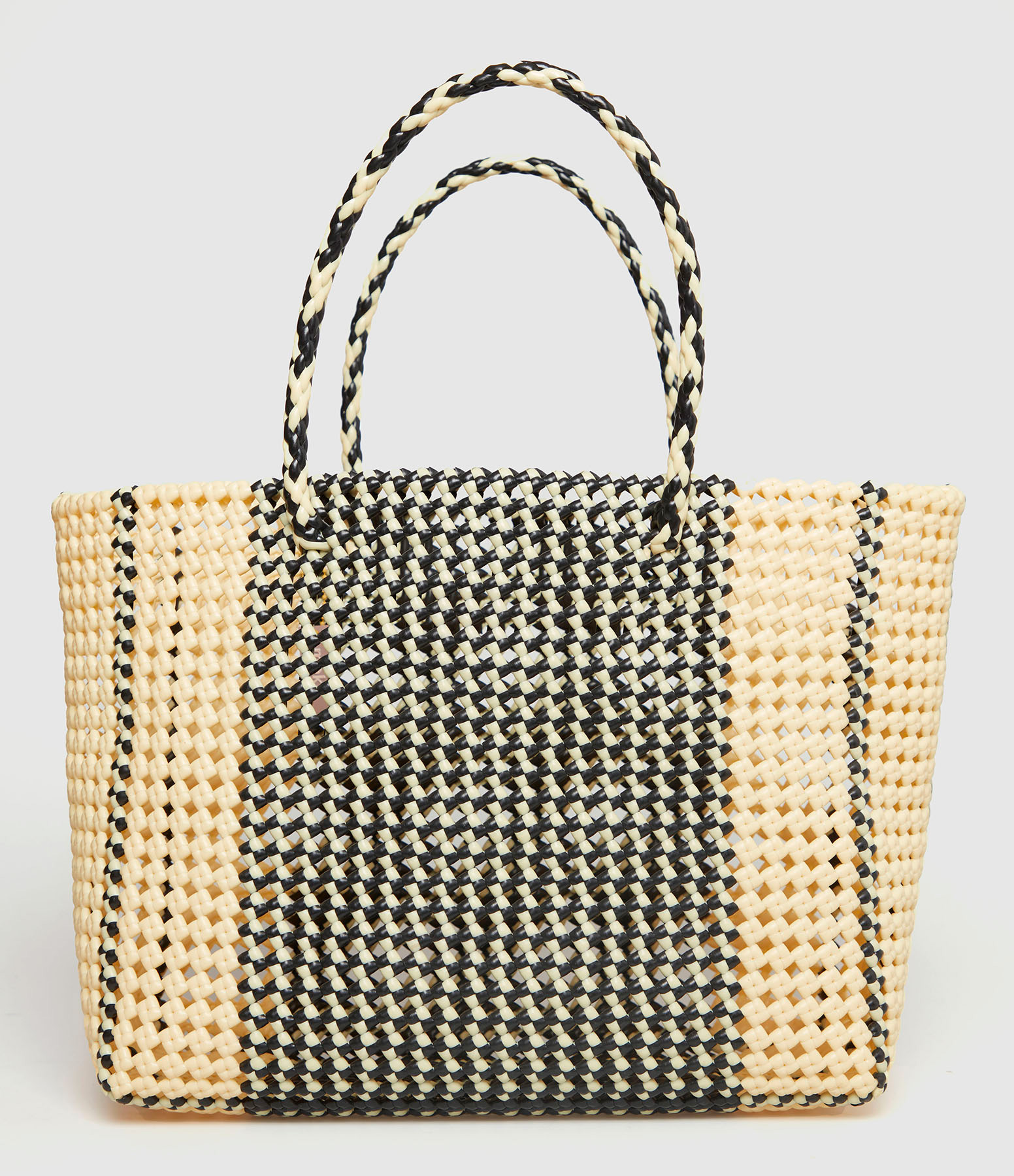 Sac Scoubidou L Noir Crème