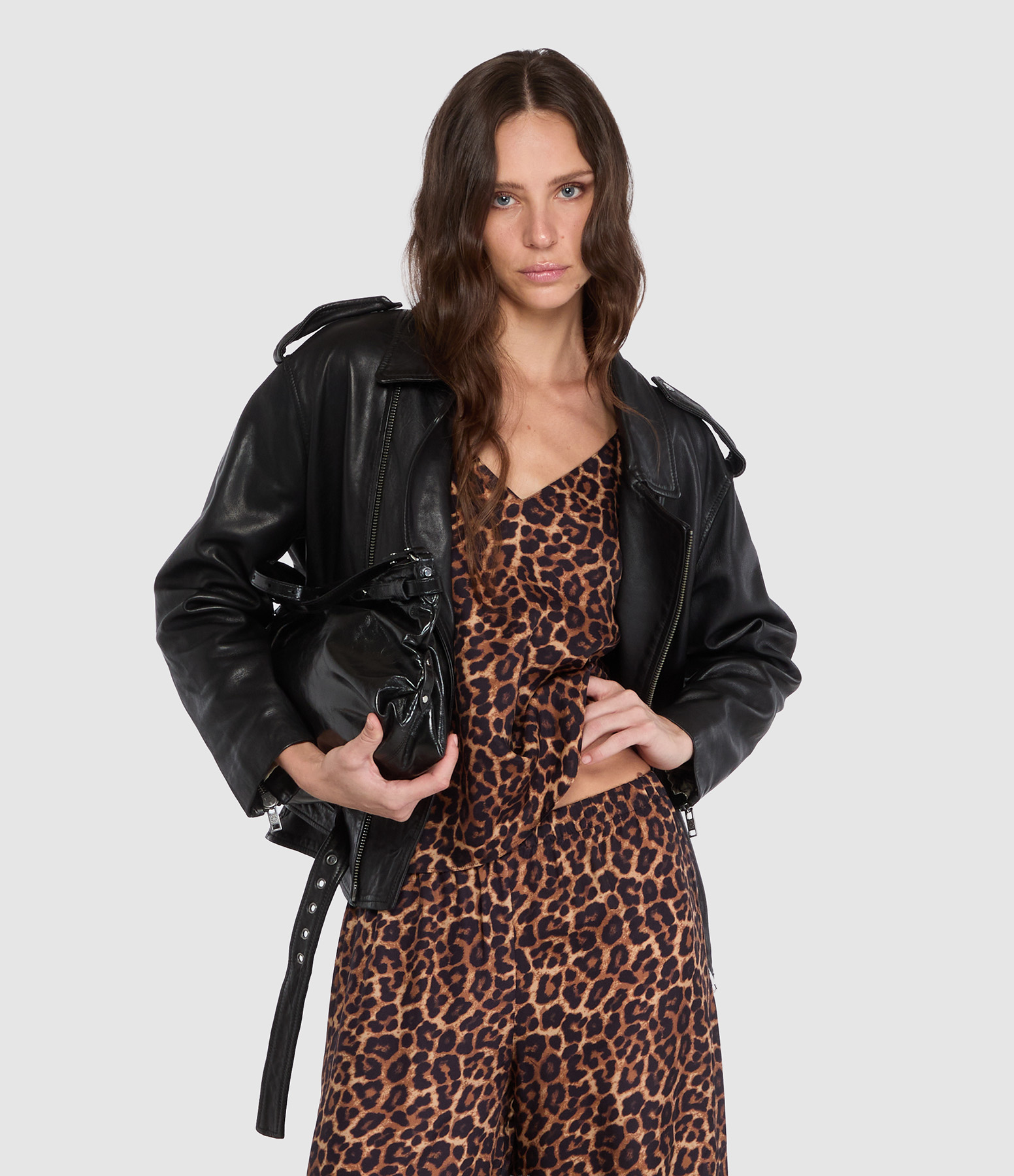 Blouson Cuir Perfecto Lond Nero