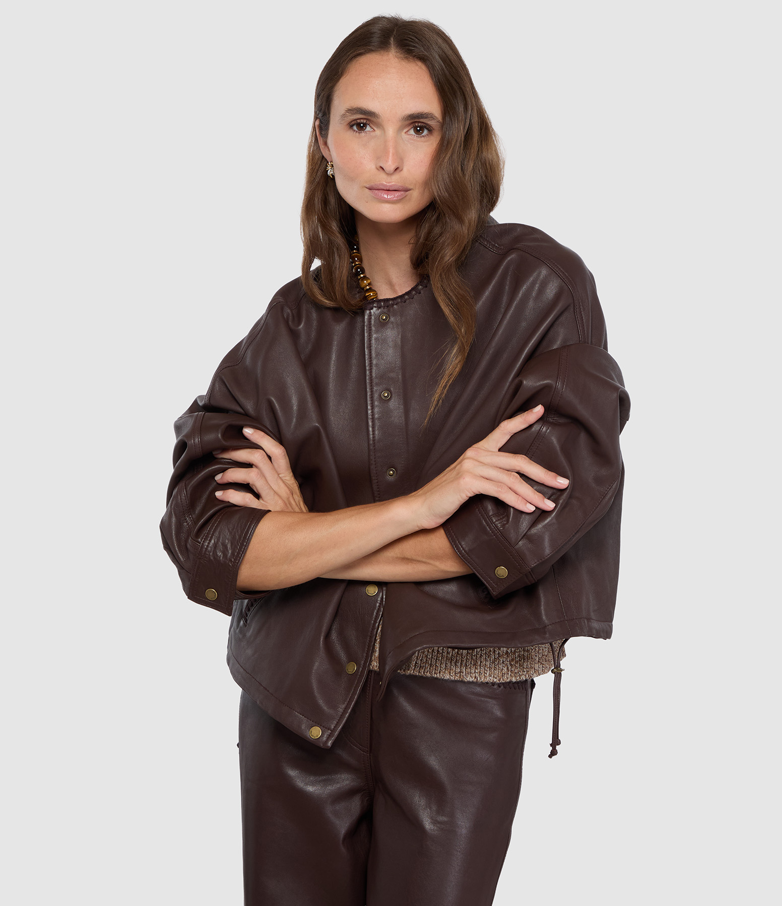 Manteau Kaldor Marrone