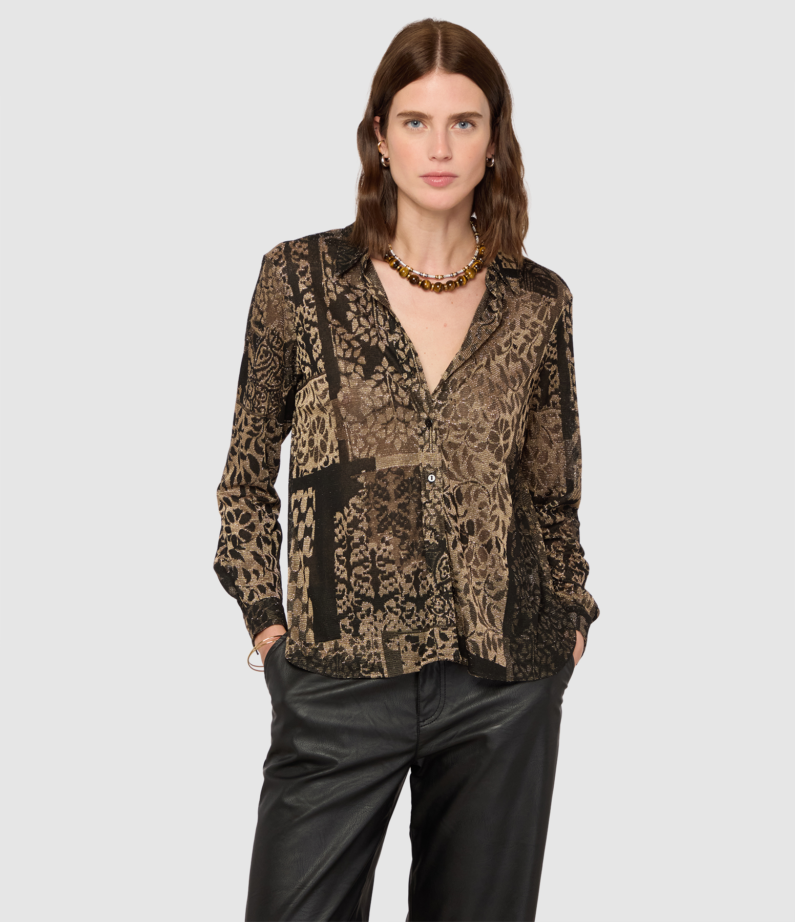 Chemise Arles Nero/Pesca