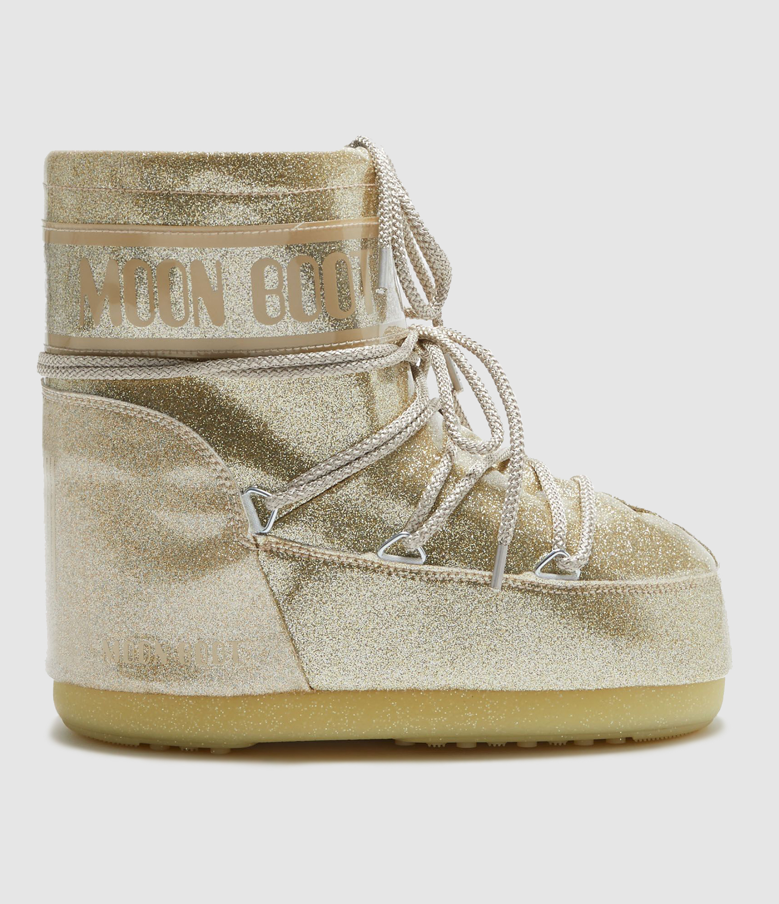 Moon Boot Icon Low Glitter Gold