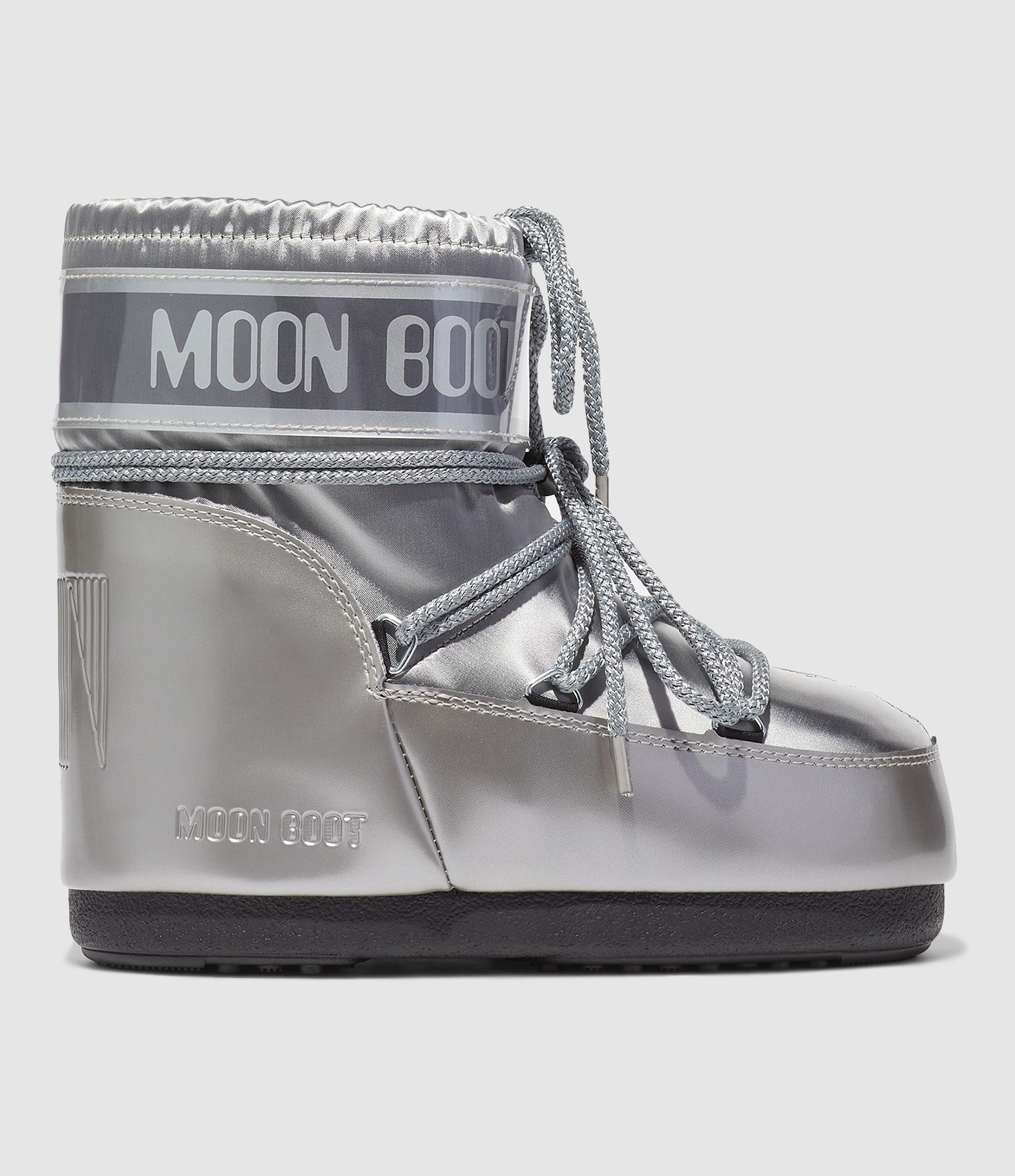 Moon Boot Icon Low Glance Silver