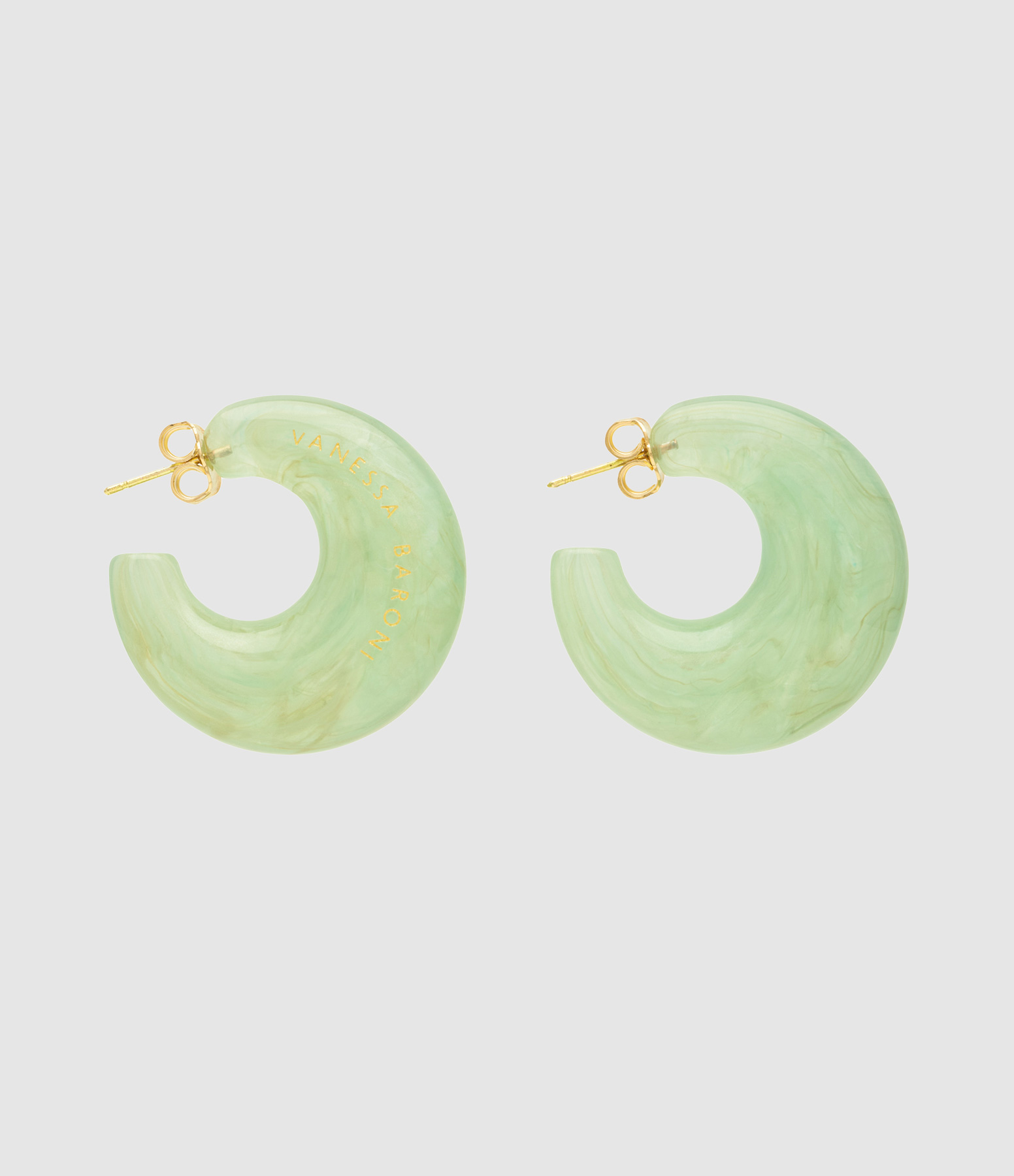 Boucles d'oreilles Moon Jade